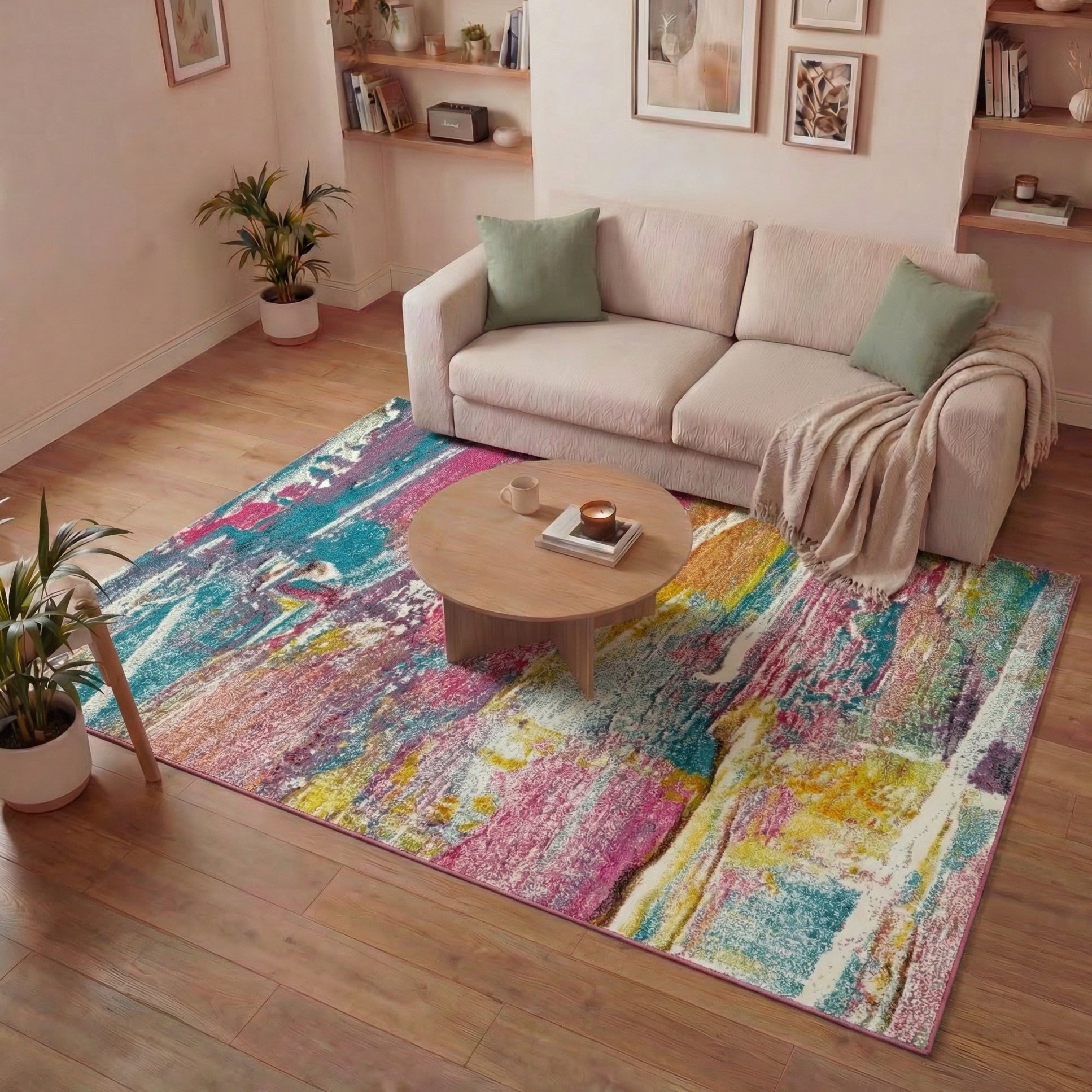 Concept Looms Art Collection ART107 Multi Colour Large Rectangle Rug