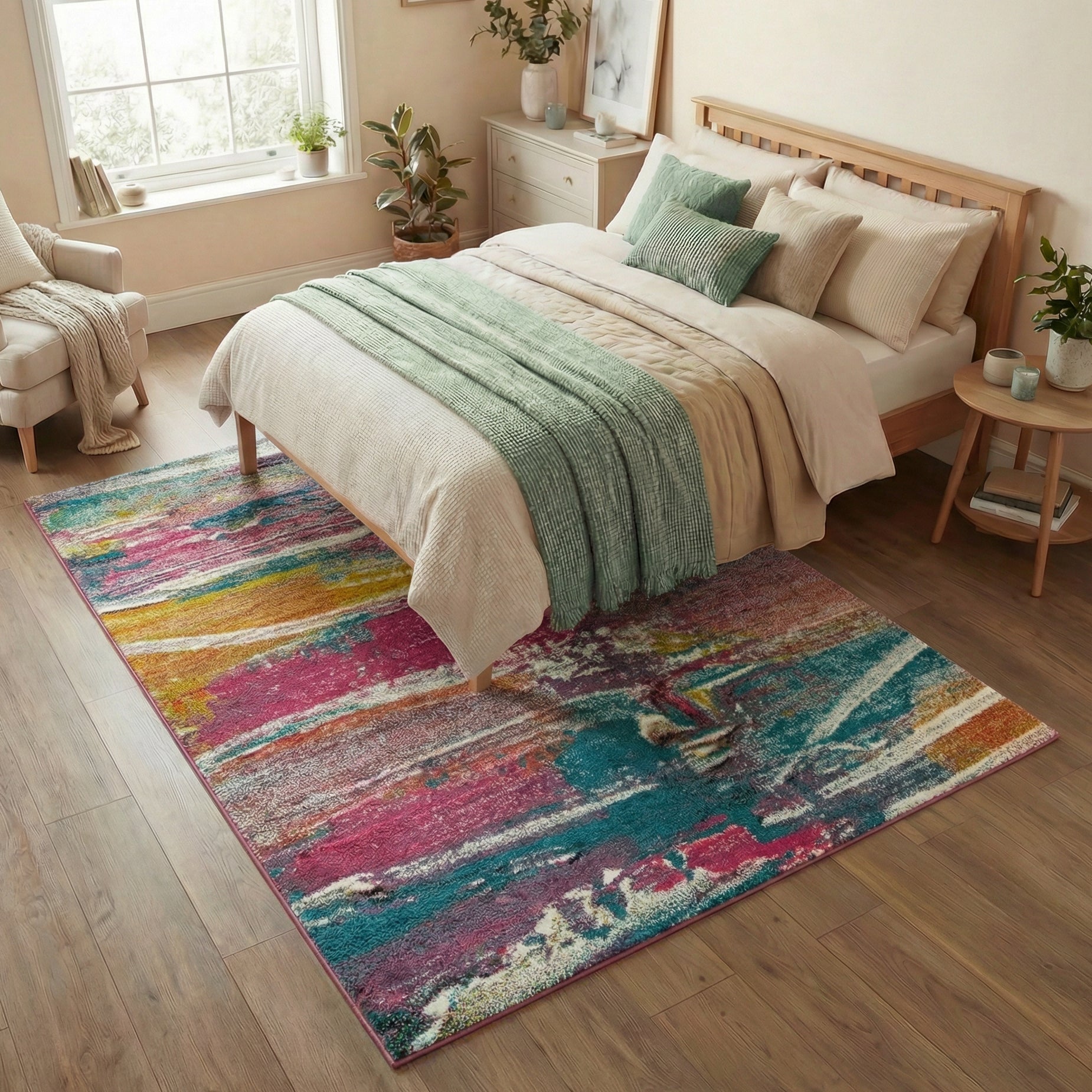 Concept Looms Art Collection ART107 Multi Colour Large Rectangle Rug