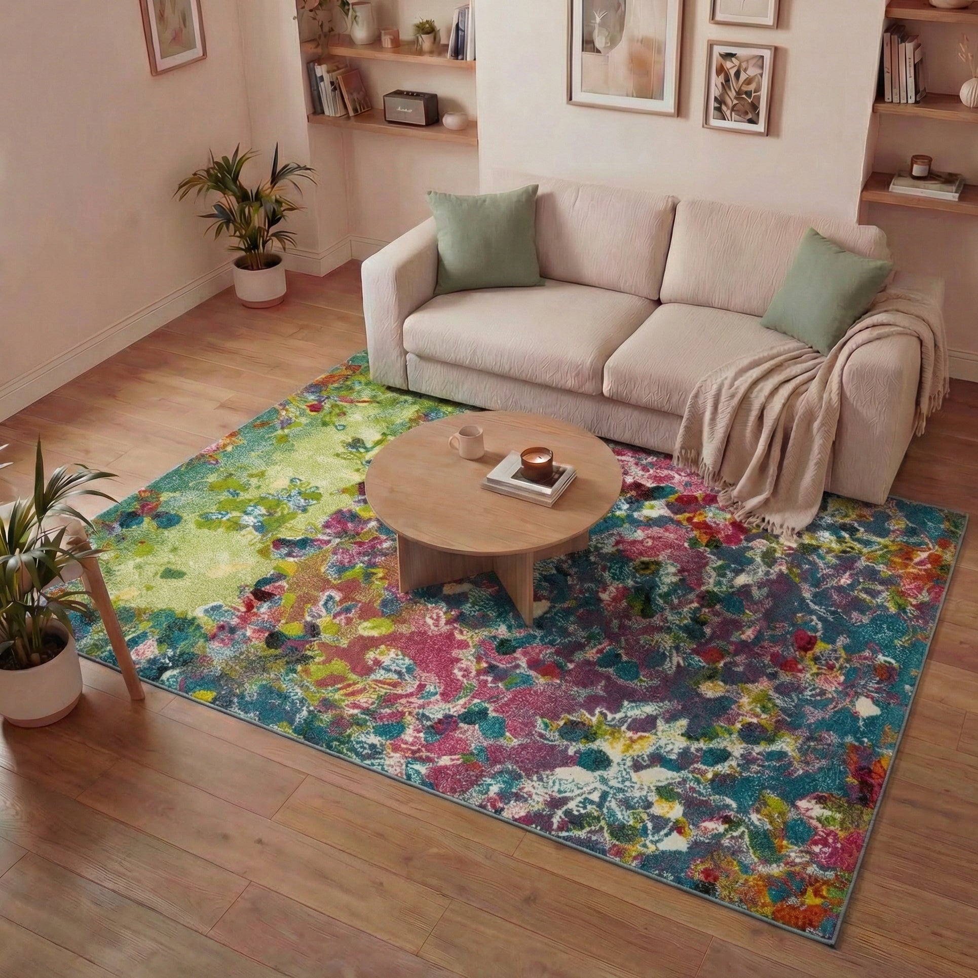 Concept Looms Art Collection ART108 Multi Colour Large Rectangle Rug