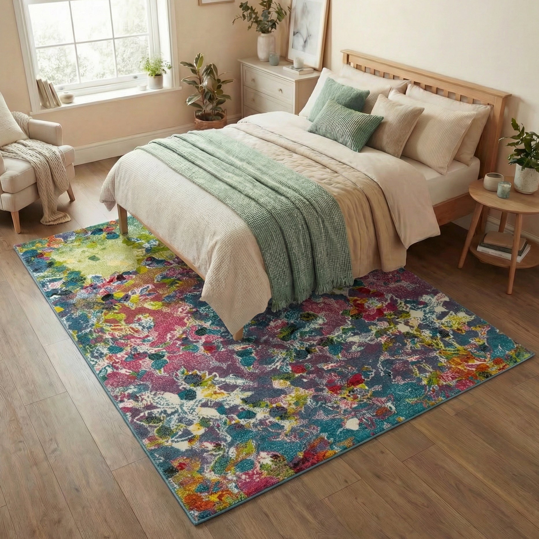 Concept Looms Art Collection ART108 Multi Colour Large Rectangle Rug