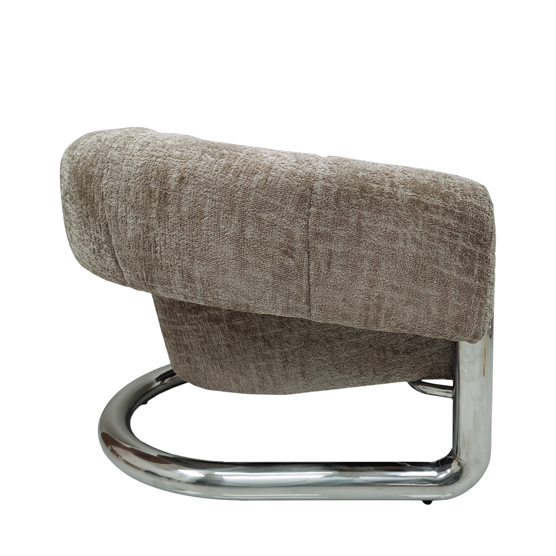 Audrey Dark Beige Chair side