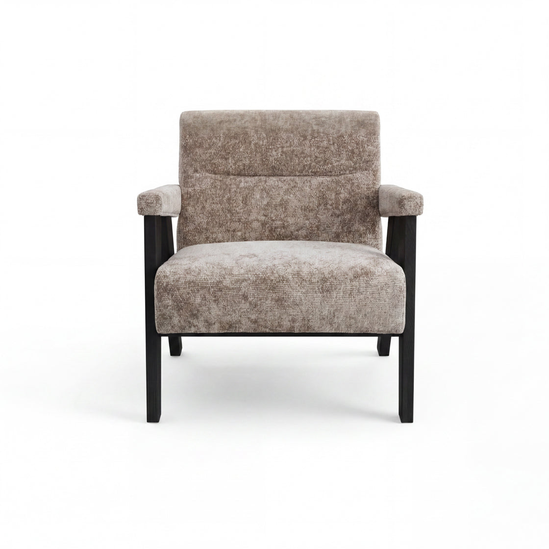 Abel Tuscan Black Chair front