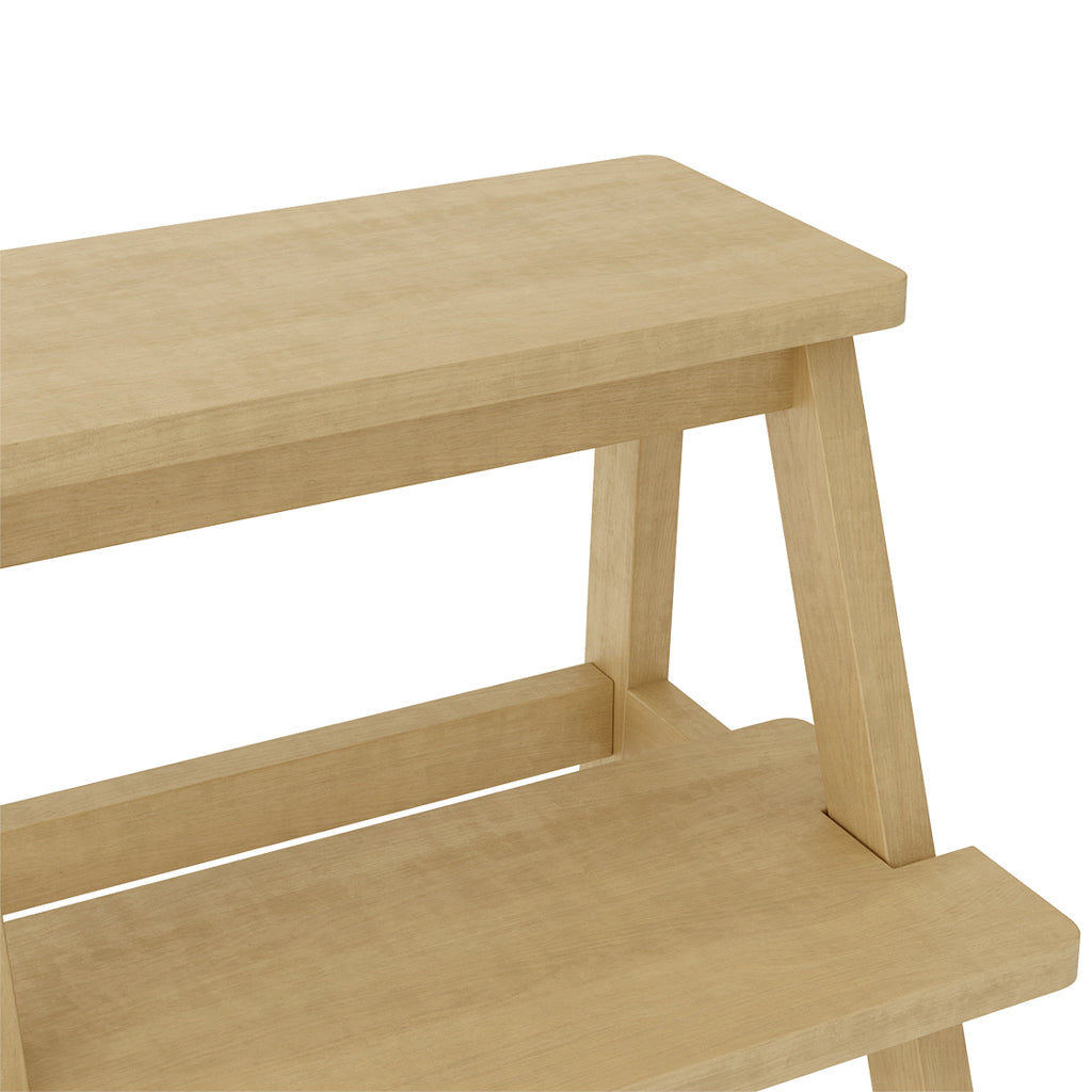 Addie Natural Pine Wood Stool Side Table