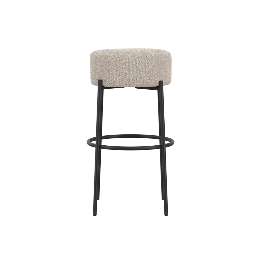 Anais Buff Taupe Boucle Counter Stool