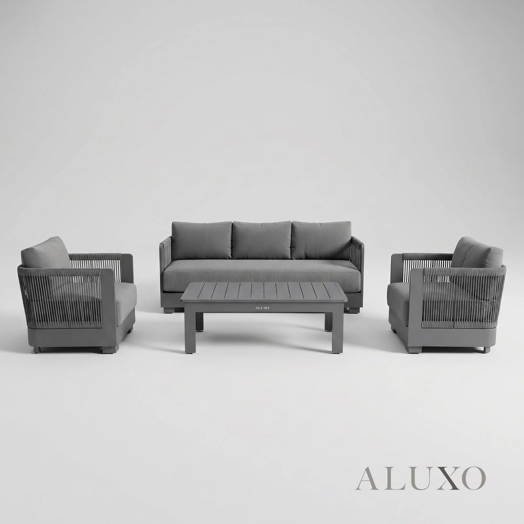 Ares Outdoor Lounge Set - Onyx - 5 Seater