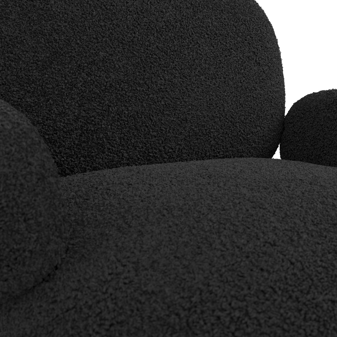 Avery Black Chair close-up