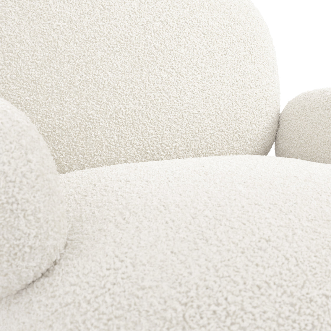 Avery Ivory Sherpa Boucle Armchair