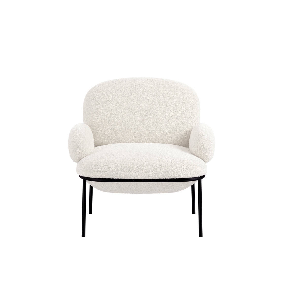 Avery Ivory Sherpa Boucle Armchair
