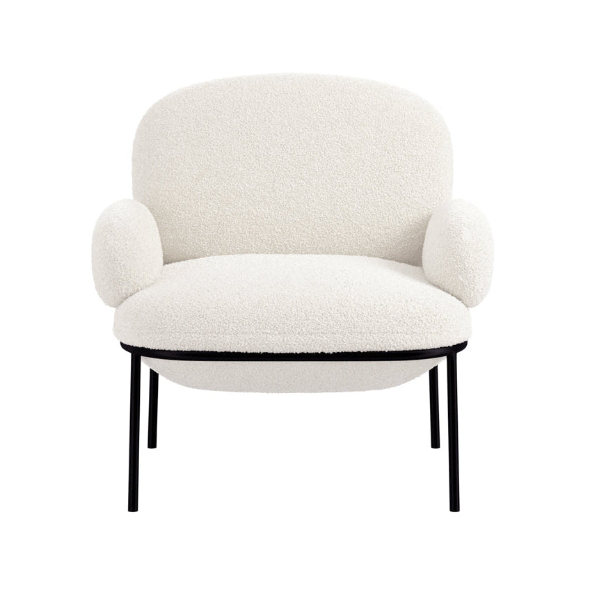 Avery Ivory Sherpa Boucle Armchair