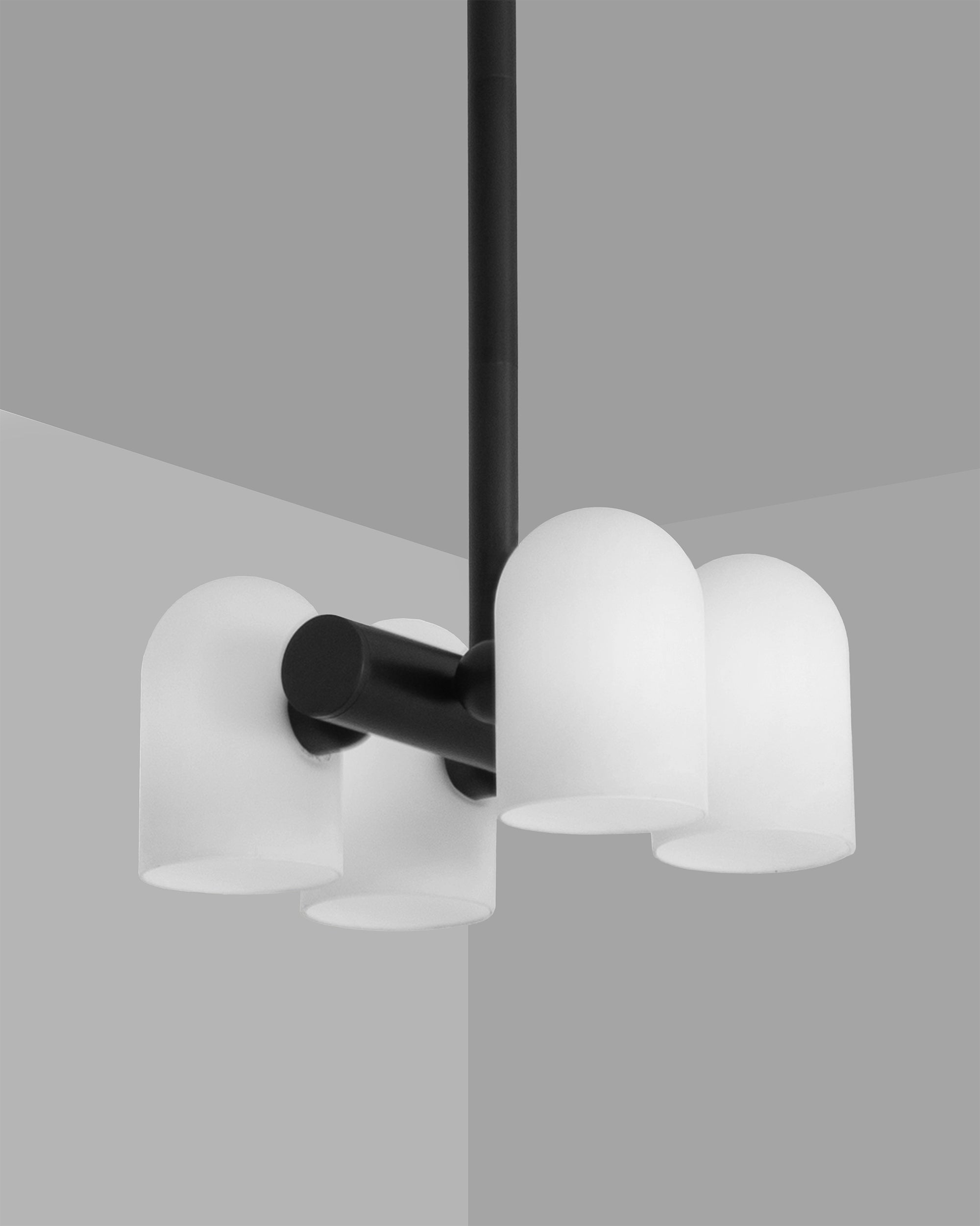 Schwung Odyssey 4 Black Gunmetal Chandelier