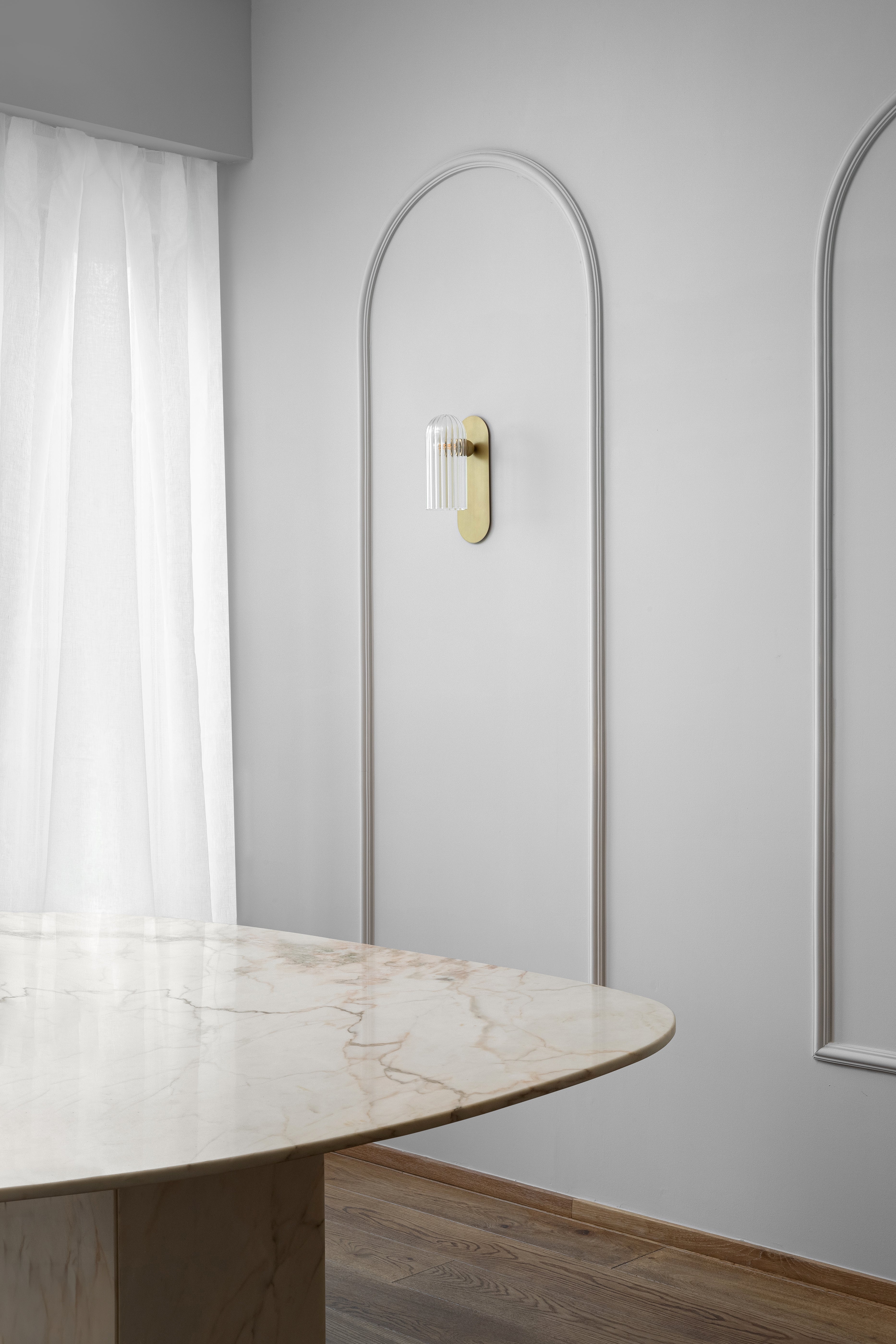 Schwung Odyssey Paris Burnished Brass Wall Light