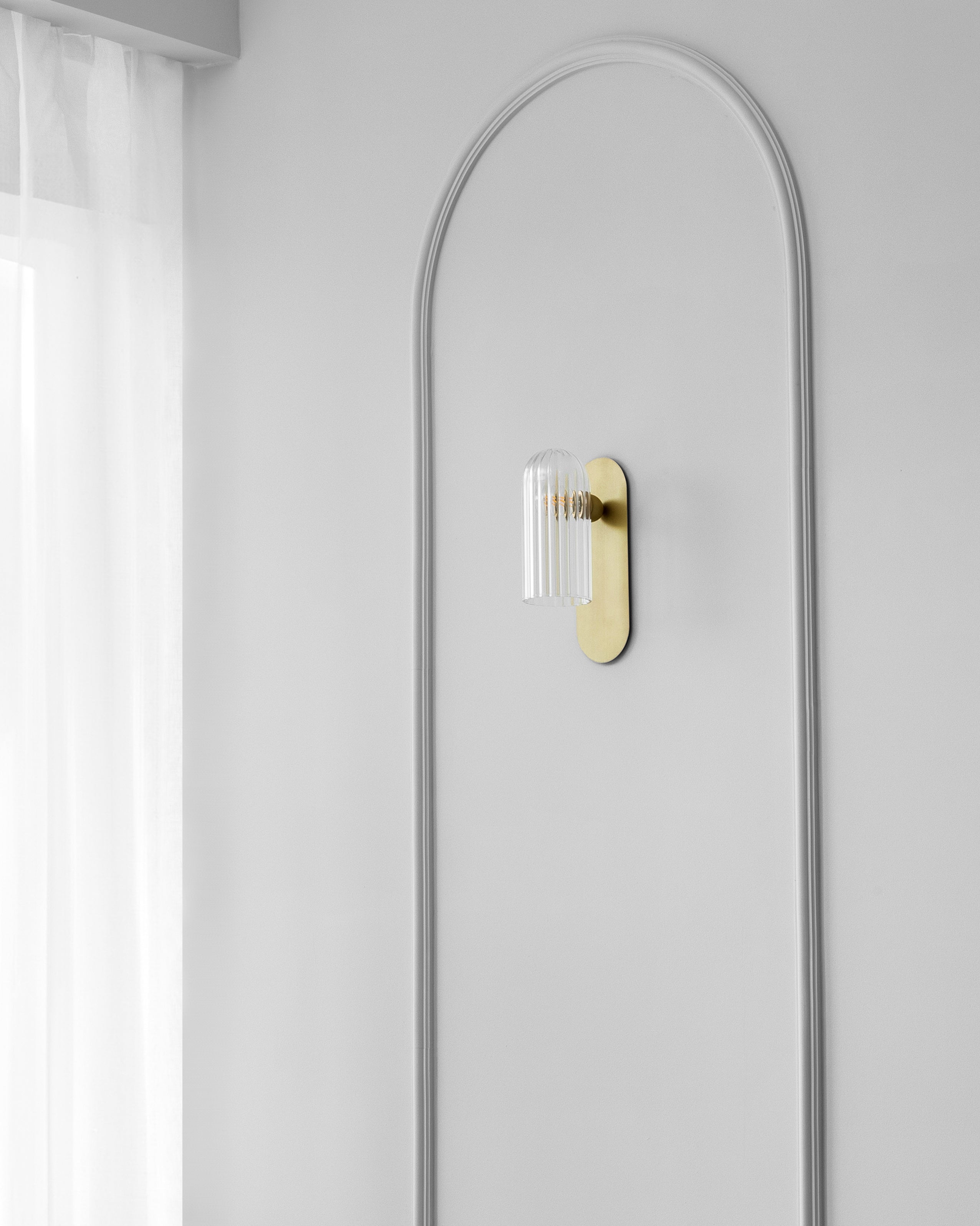 Schwung Odyssey Paris Burnished Brass Wall Light