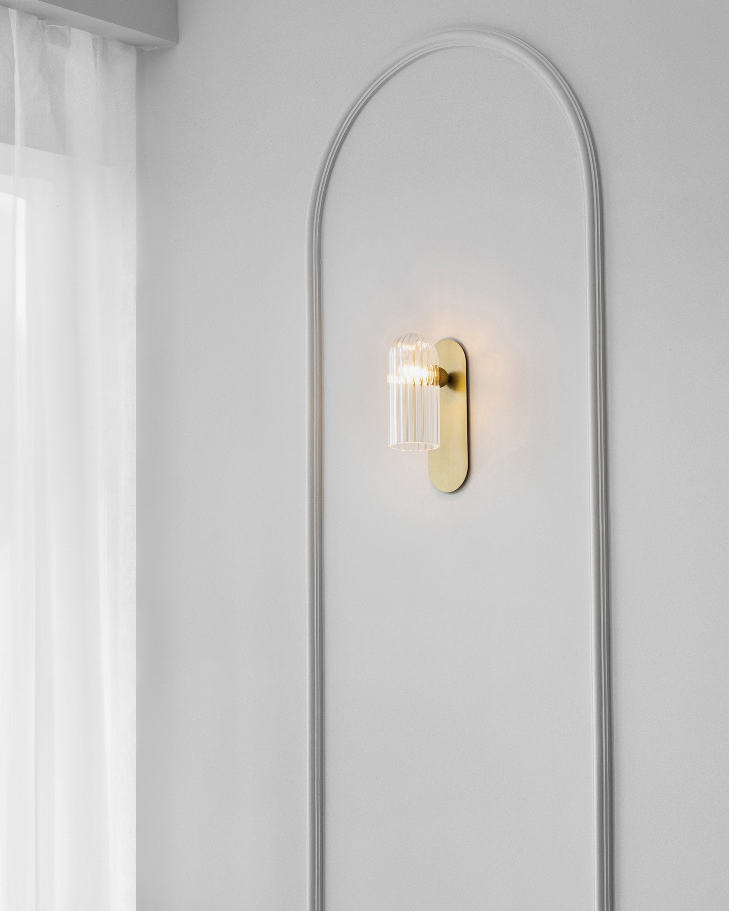 Schwung Odyssey Paris Burnished Brass Wall Light