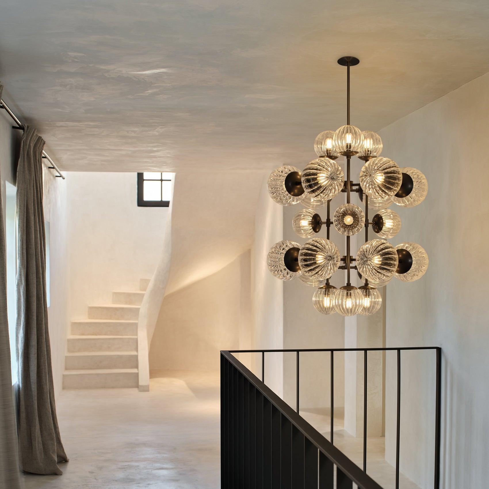 Schwung Glow Globe Chandelier