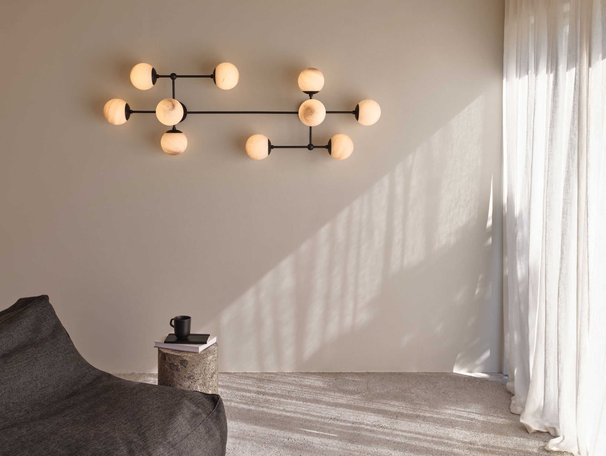 Schwung Armstrong Globe Wall/Ceiling Light 10 Lights