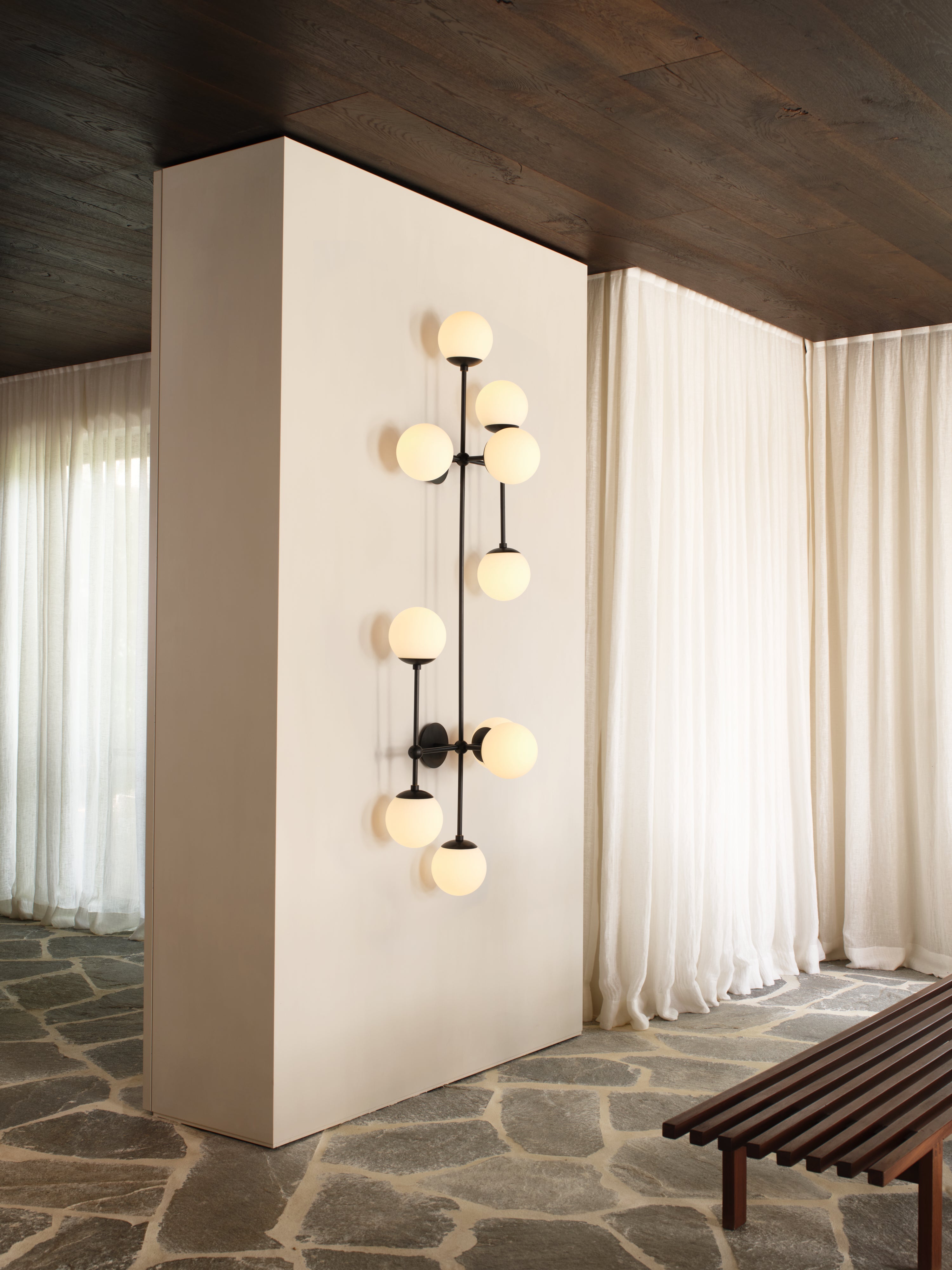 Schwung Armstrong Globe Wall/Ceiling Light 10 Lights