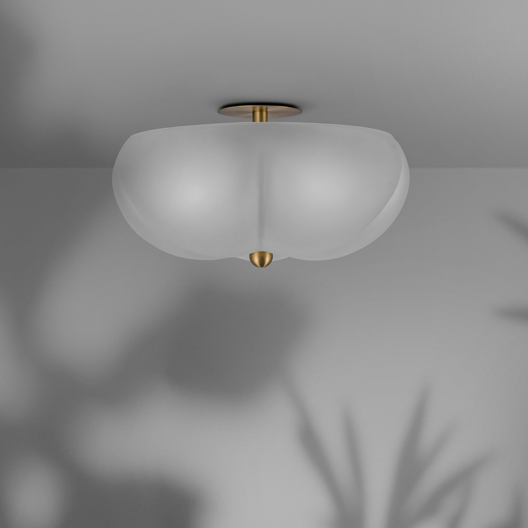 Schwung Hana Frosted Cloche Ceiling/Wall Light