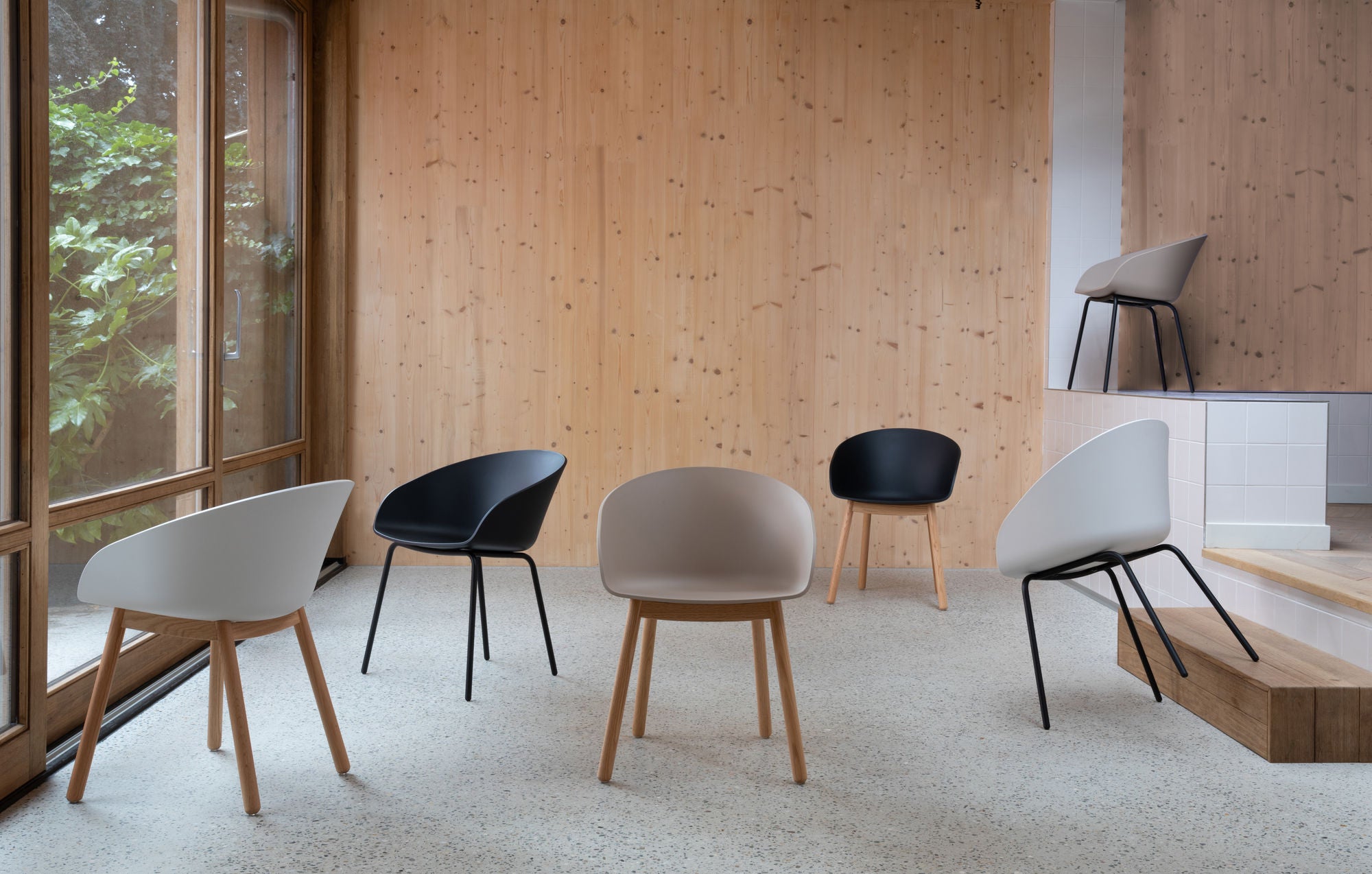 Zuiver Set of 2 Void Milk White Armchair