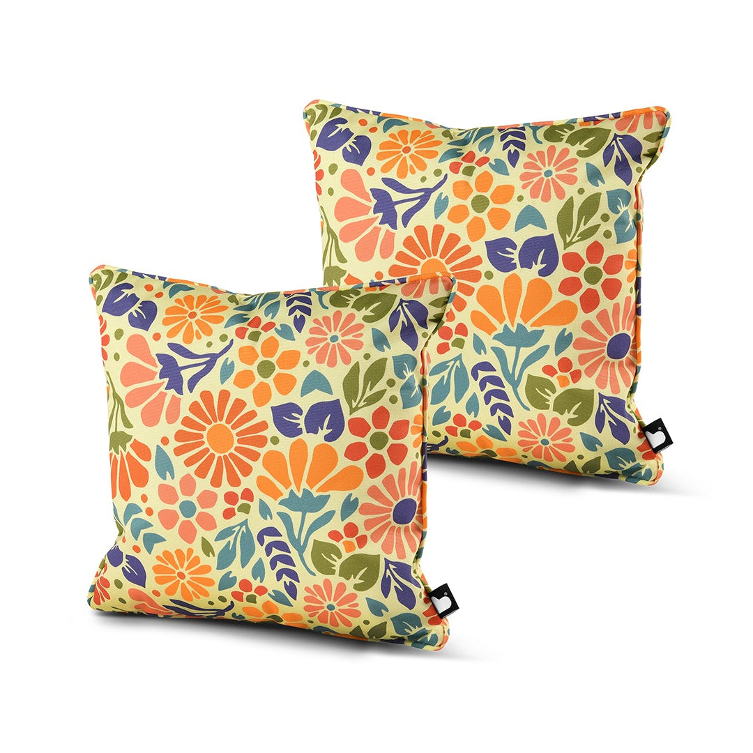 Extreme Lounging Outdoor B-Cushion Flower Power | Pack of 2
