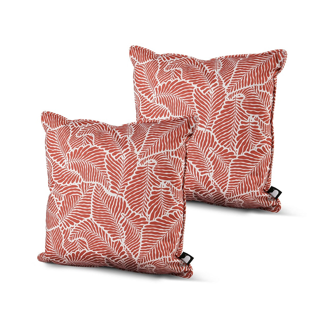 Extreme Lounging Outdoor B-Cushion Oasis Leaf Marsala | Pack of 2