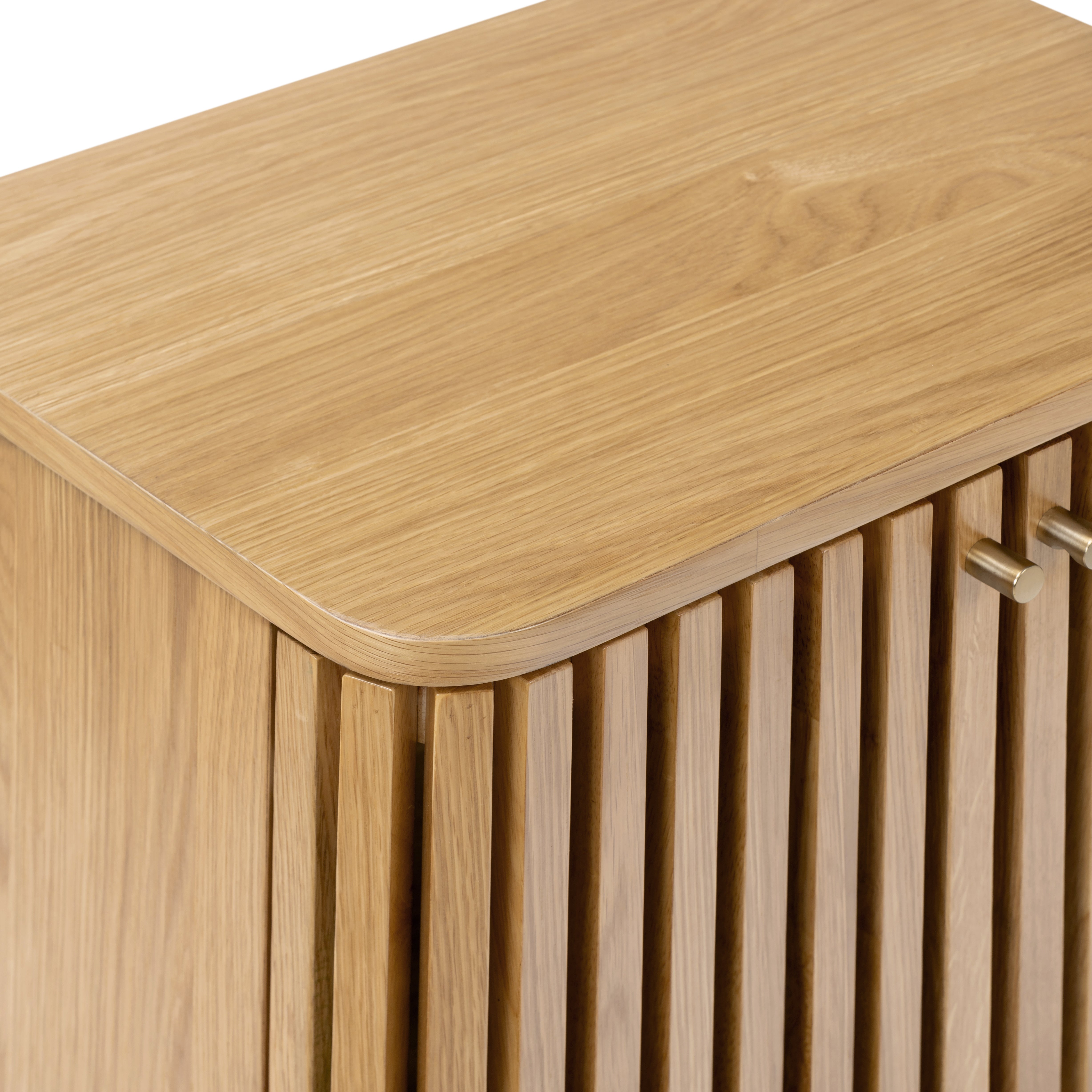Colton Natural Wood Bedside Table