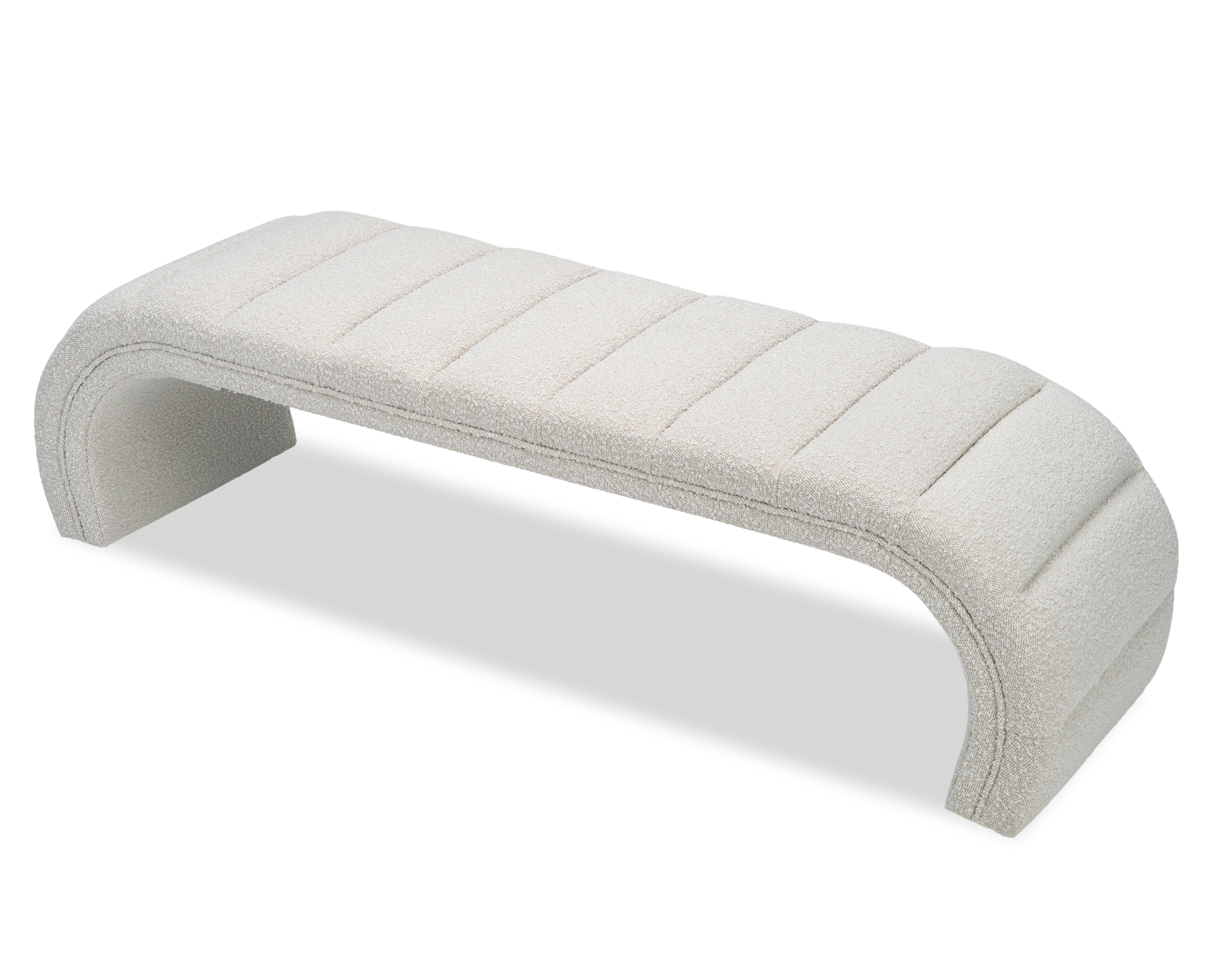 Coppola Bench - Sand Cream Boucle