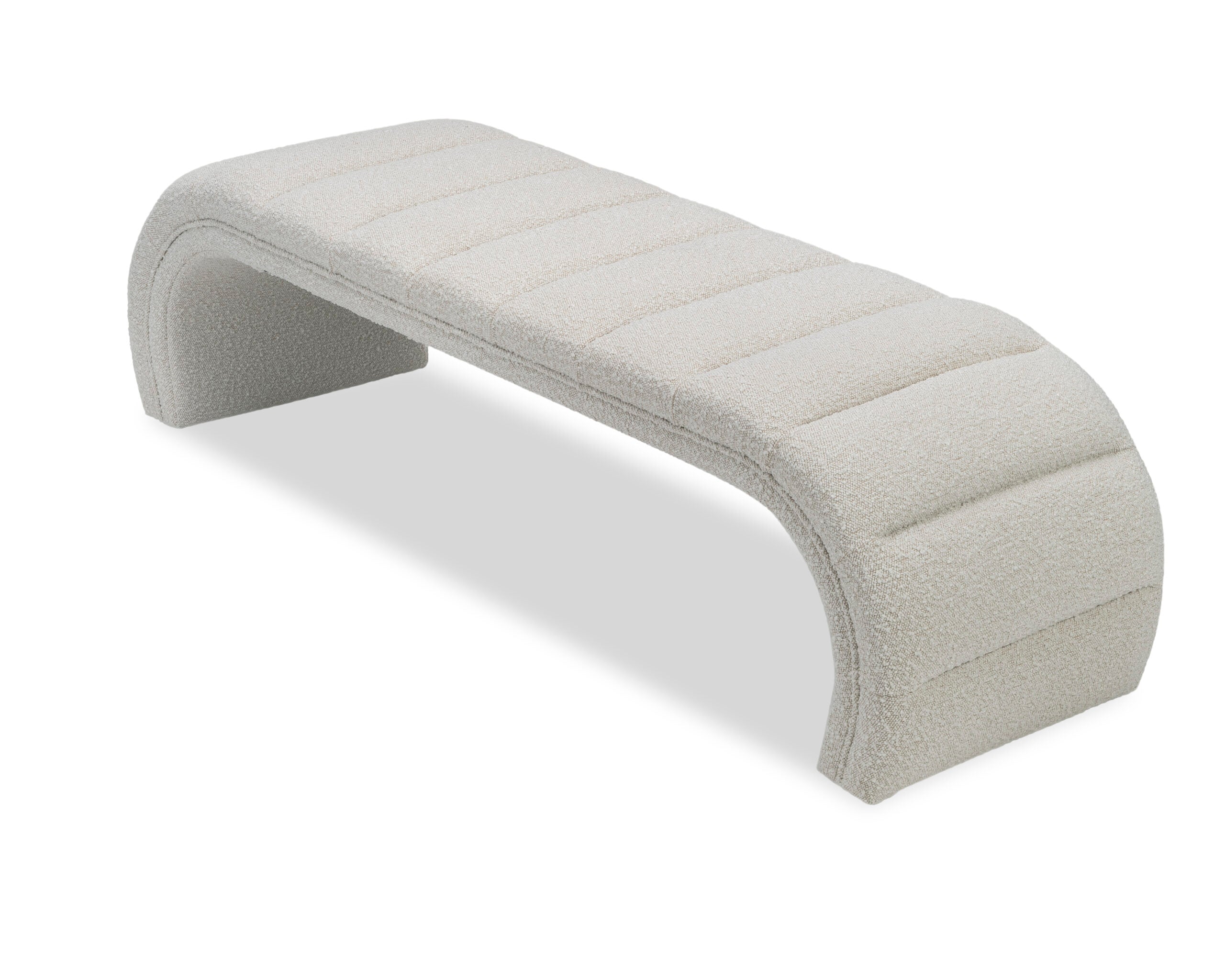 Coppola Bench - Sand Cream Boucle