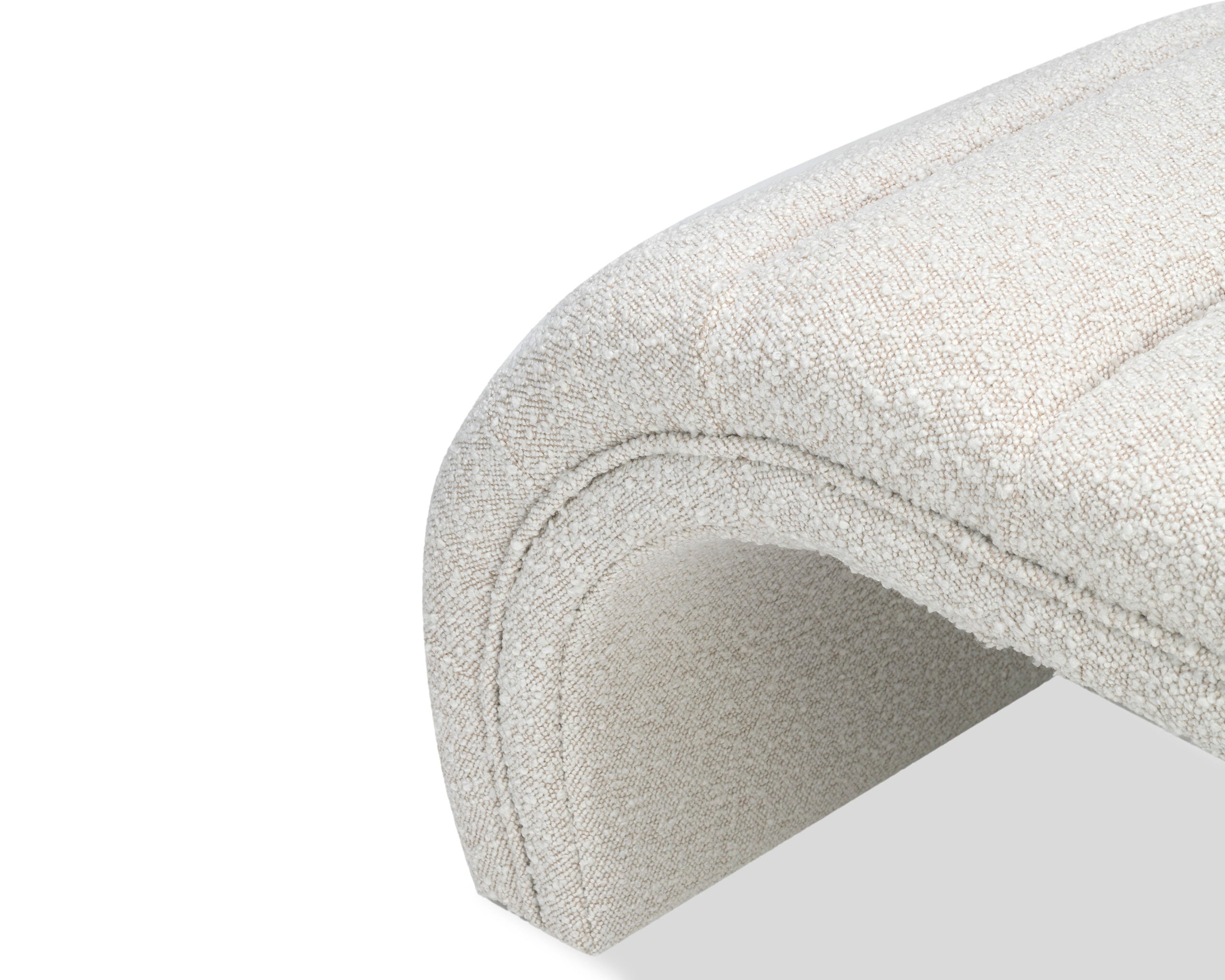 Coppola Bench - Sand Cream Boucle