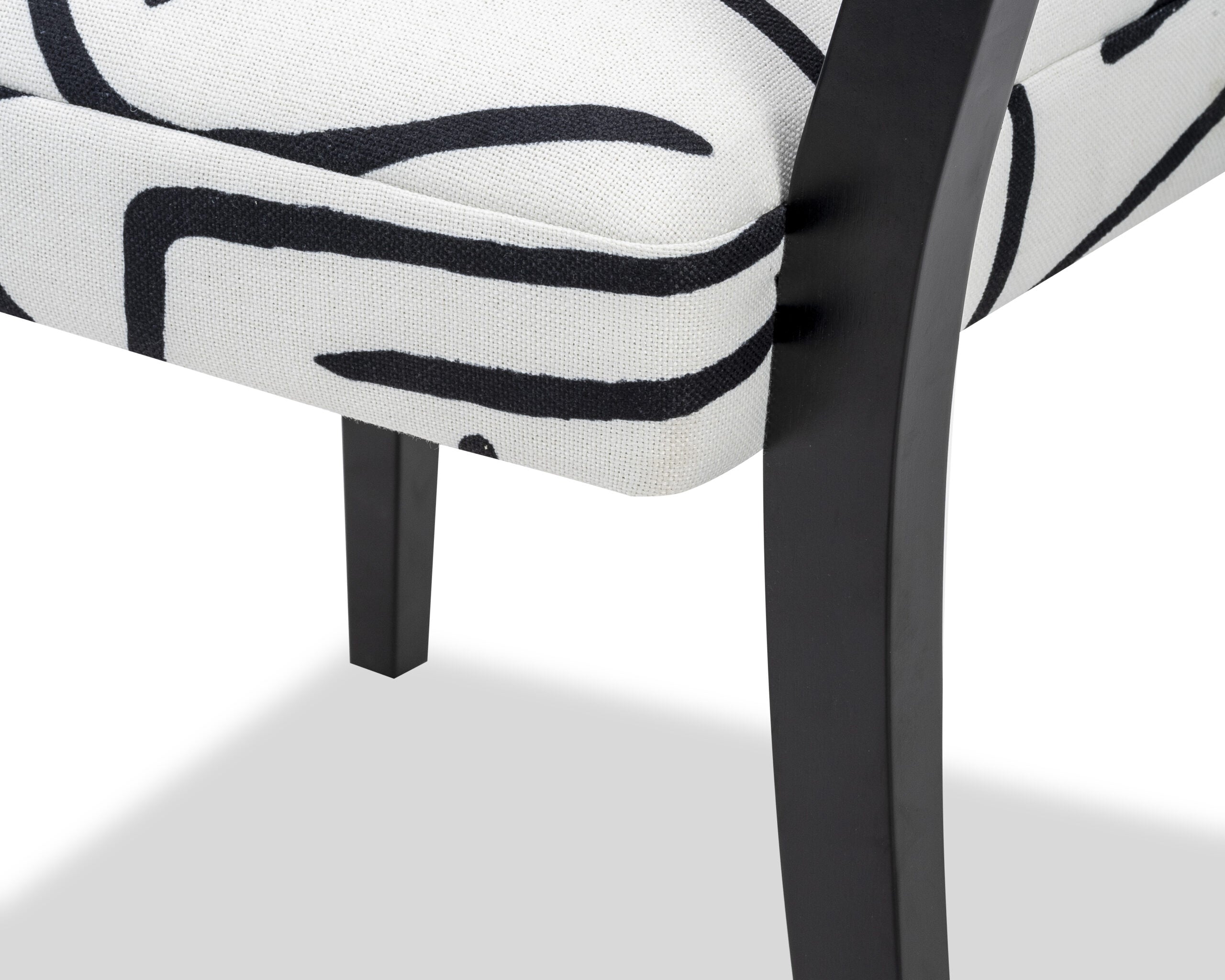 Alfama Dining Chair - Zebra Black & White