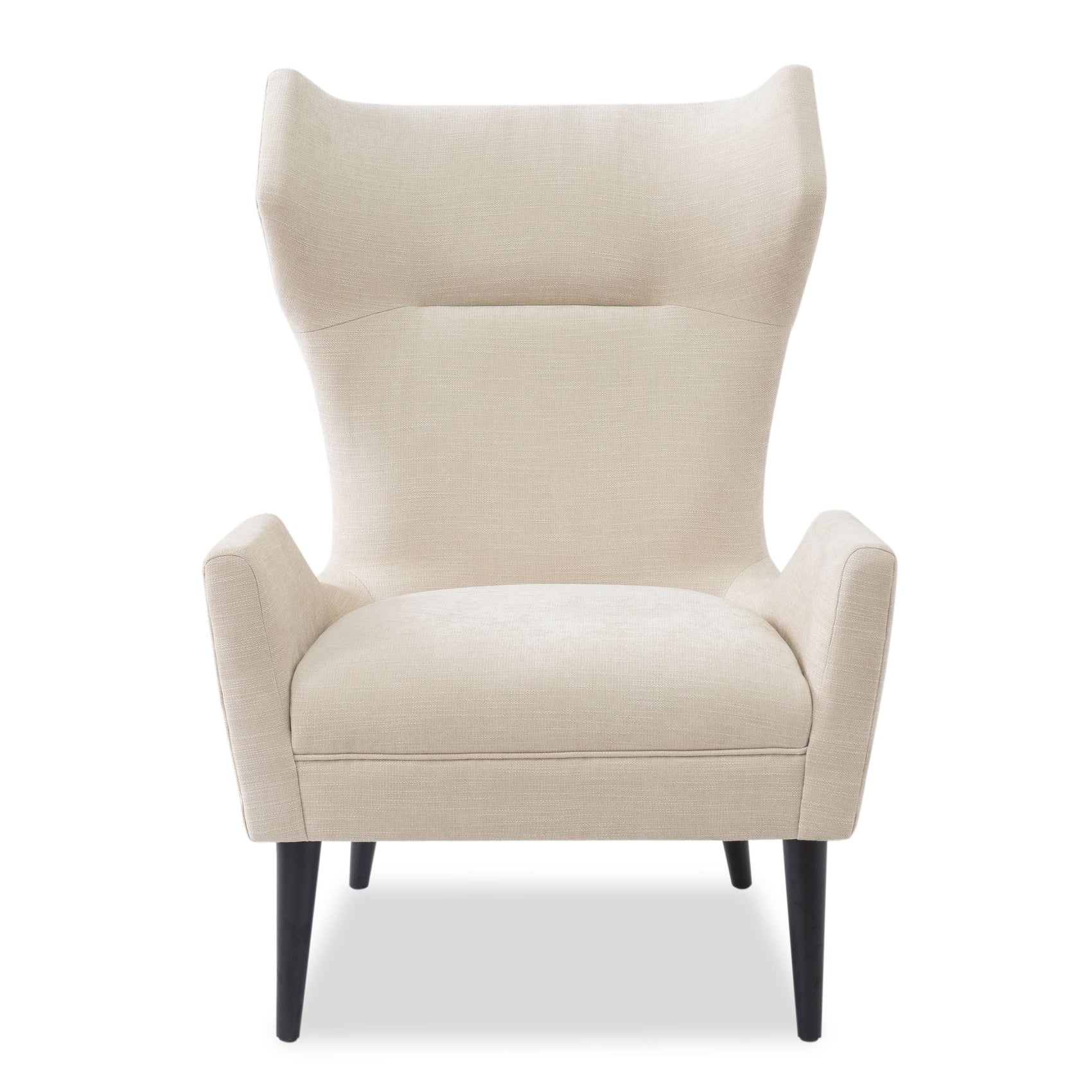 Vendome Beige Chenille Armchair