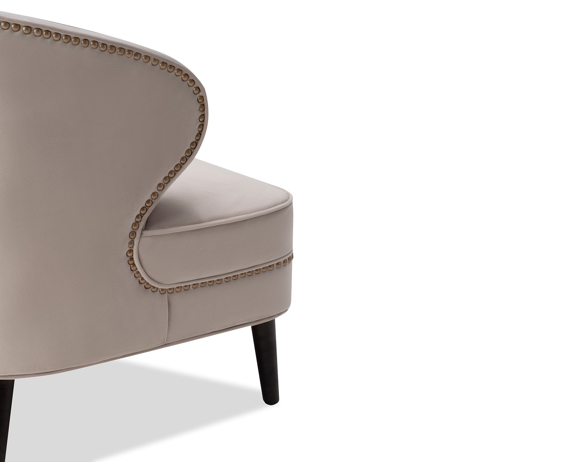 Lindsay Armchair - Limestone Velvet