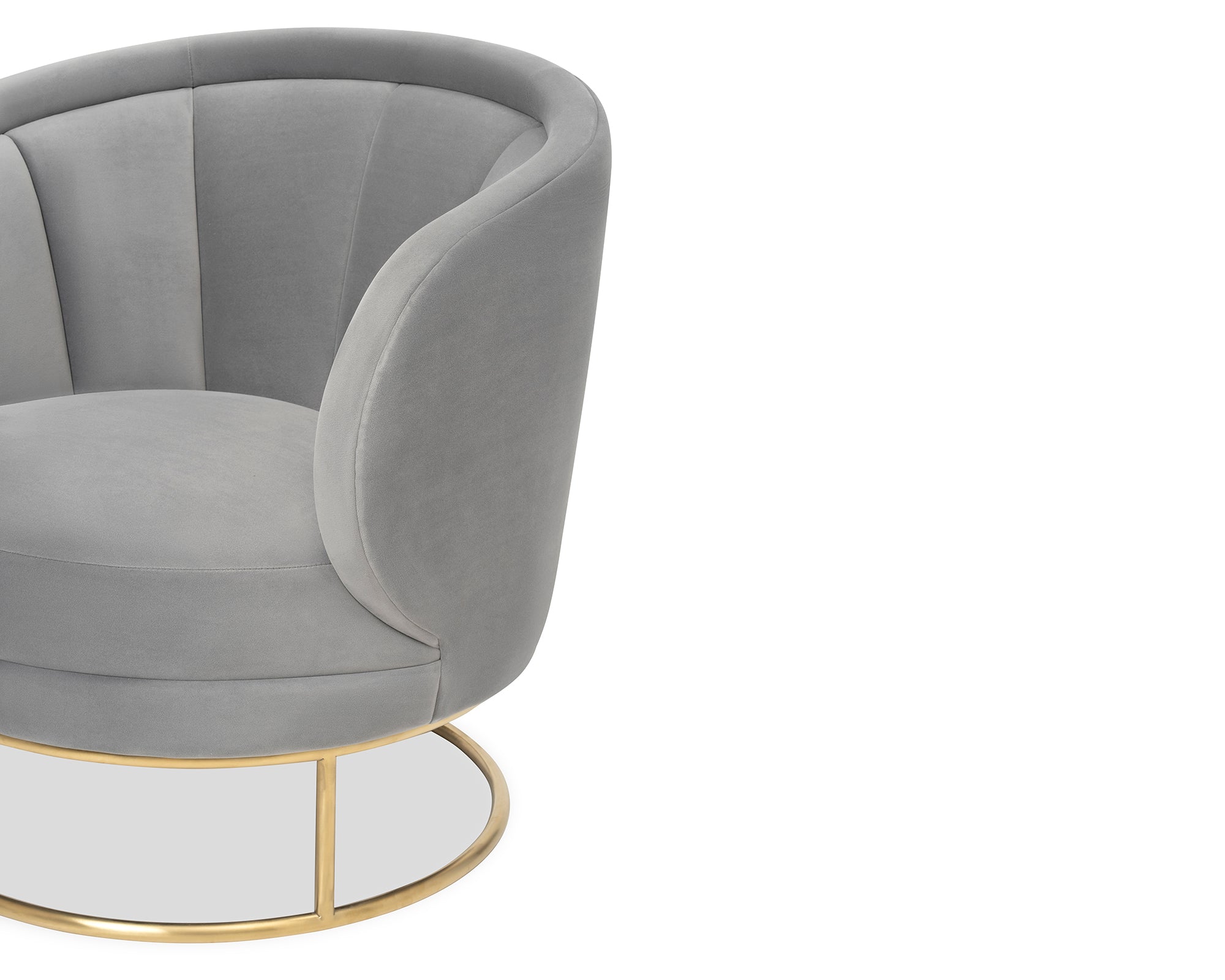 Mila Armchair - Kaster Horizion Grey