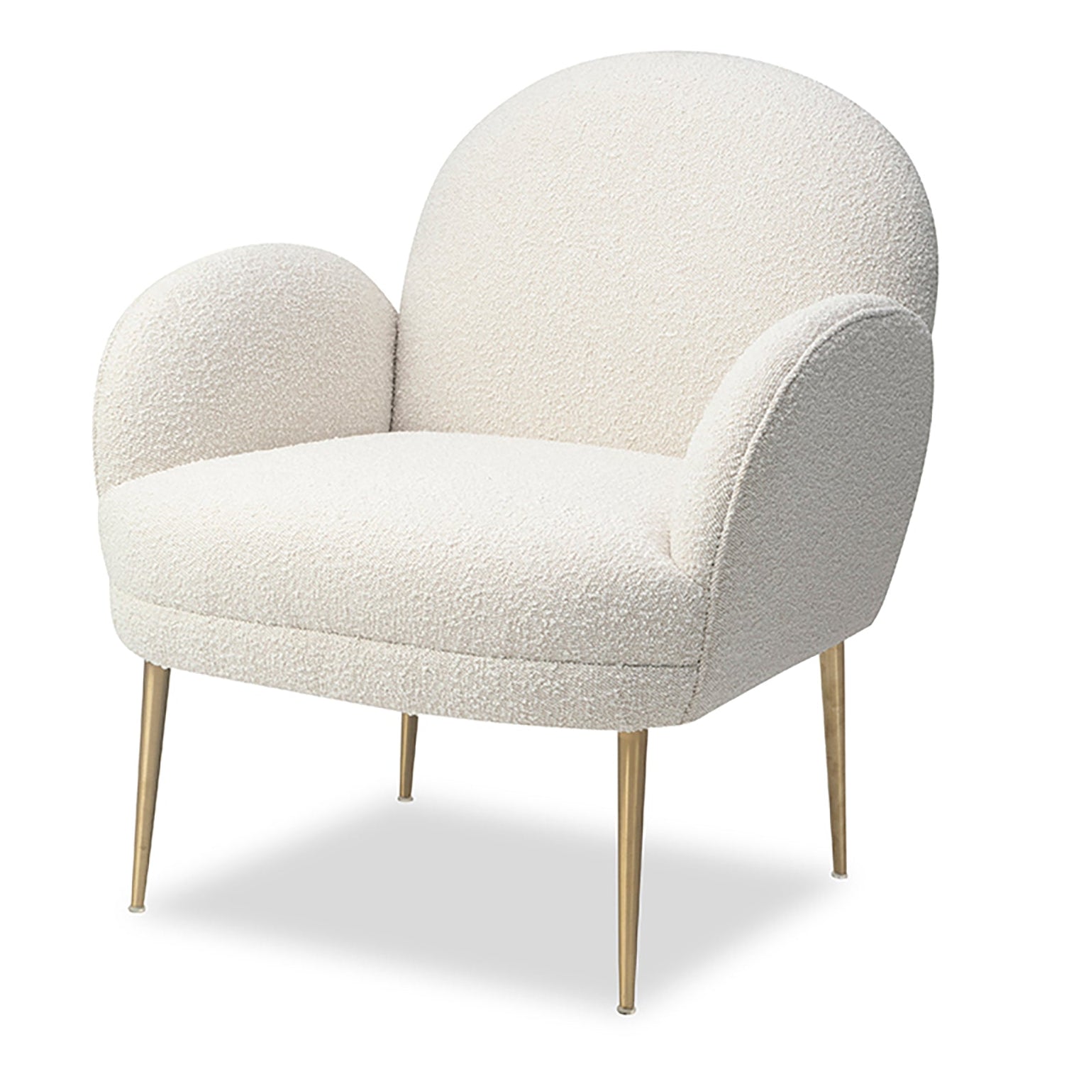Gil Sand Cream Boucle Armchair