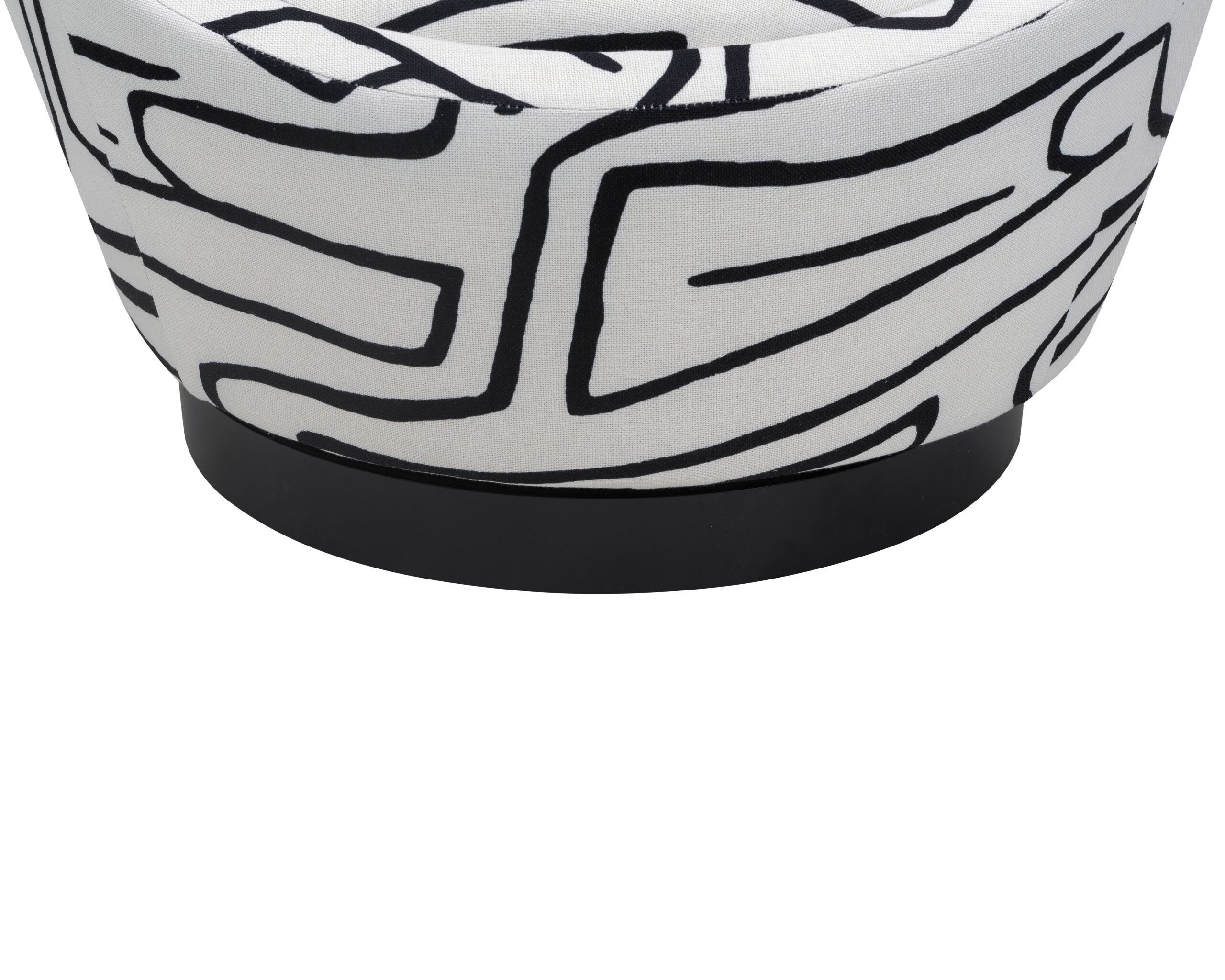 Ekte Armchair - Zebra Black & White