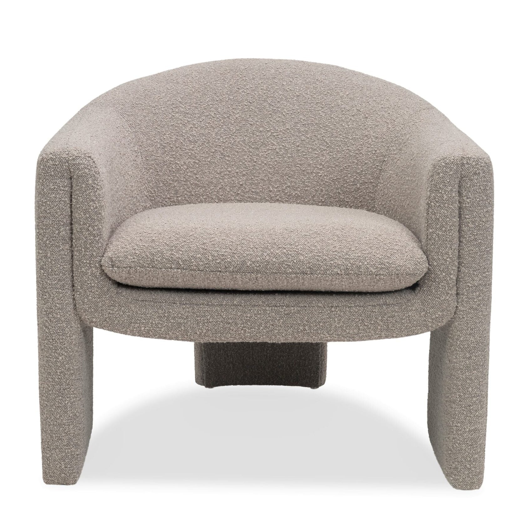 Iconic Boucle Taupe Armchair