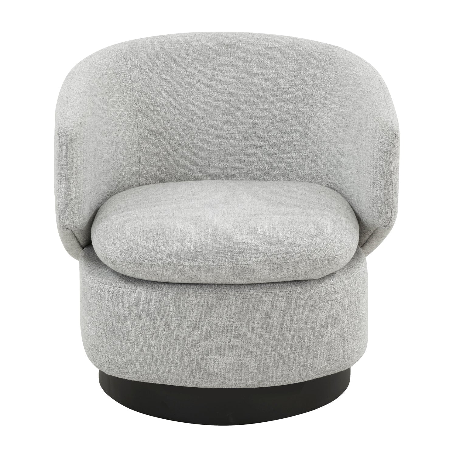 Scarpa Oscar Light Grey Linen Look Armchair