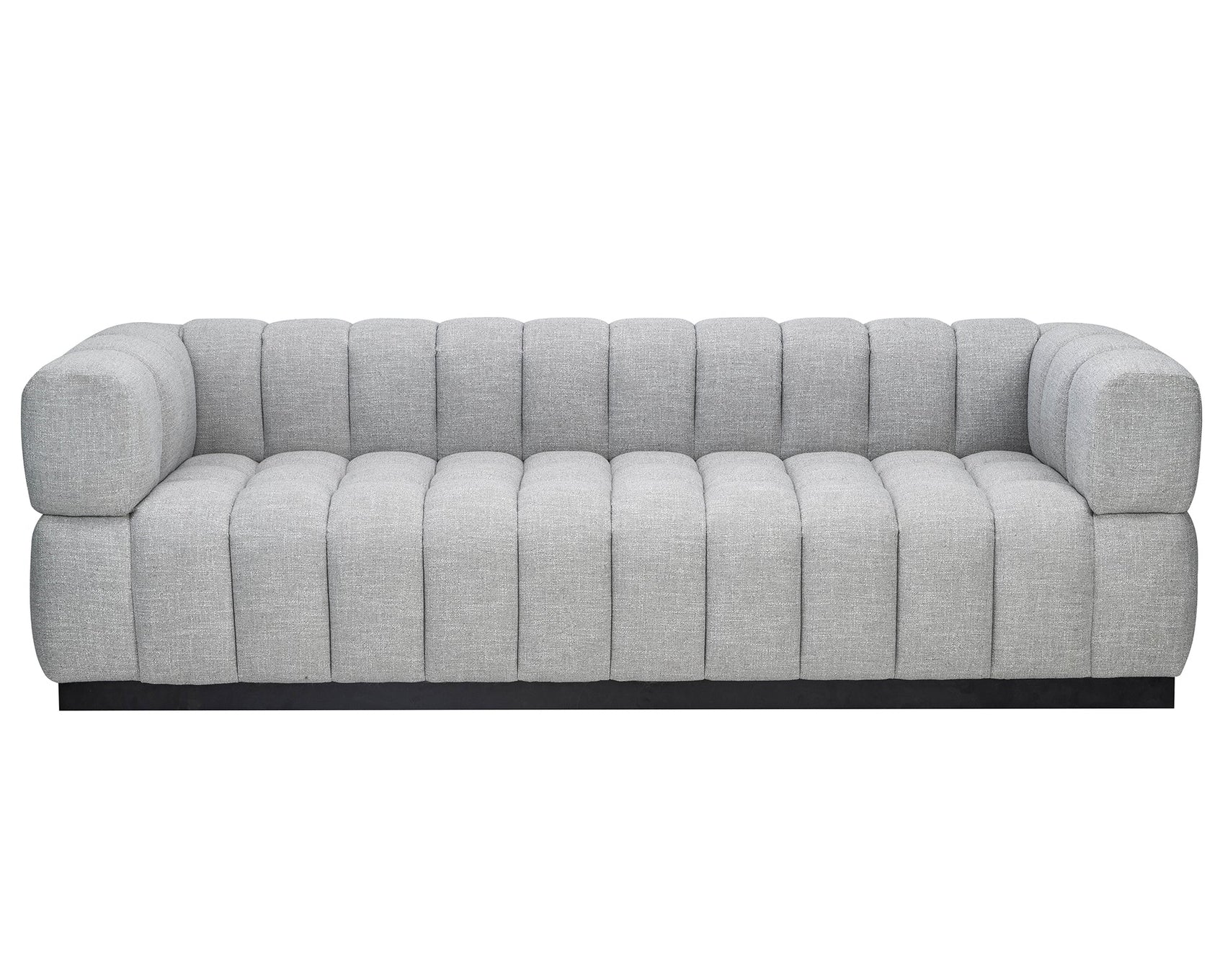 Marat Oscar Light Grey Velvet 3 Seater Sofa
