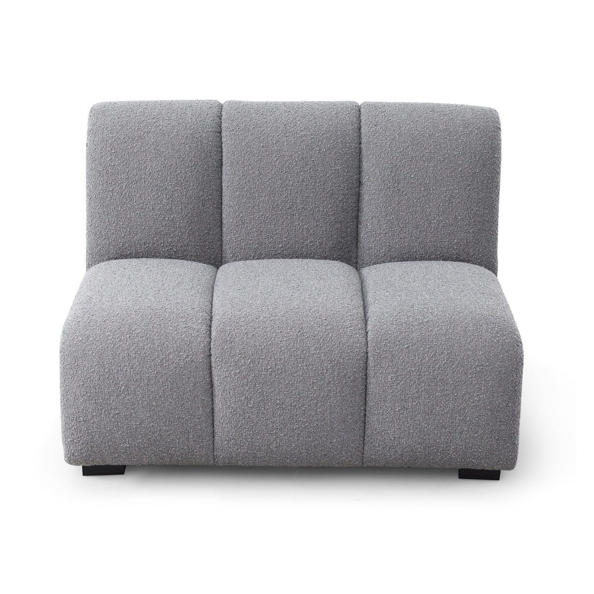 Ralph Graphic Grey Boucle Modular Sofa Single Unit