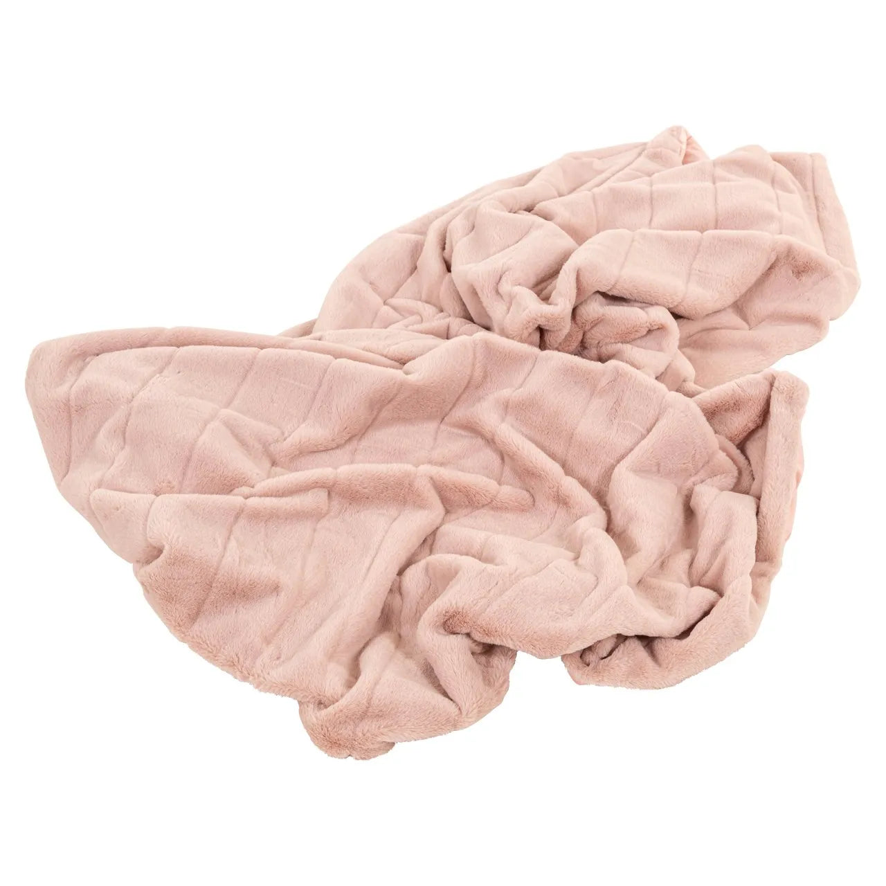 Richmond Interiors Carry Pink Furry Blanket