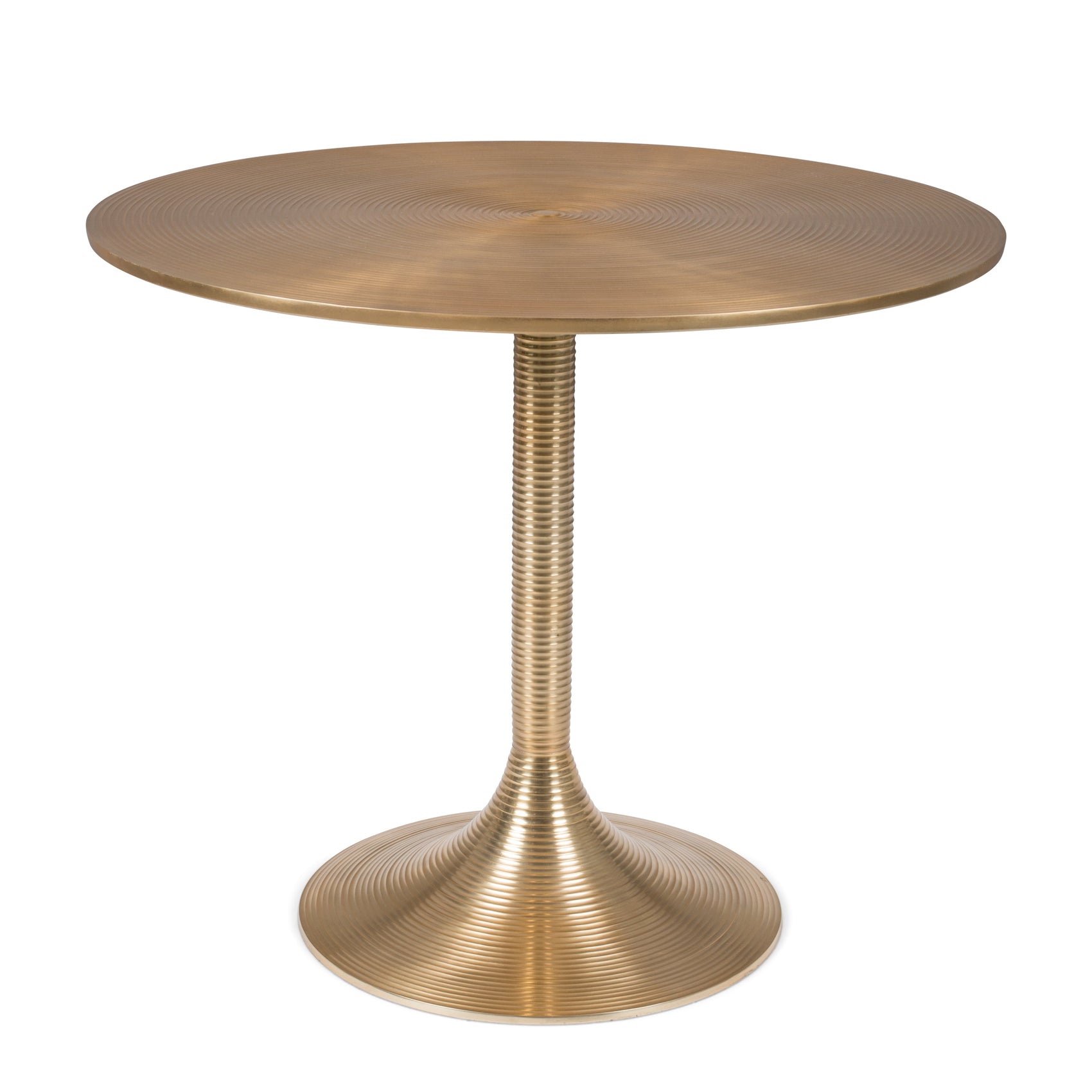 Bold Monkey Hypnotising Gold Round Dining Table