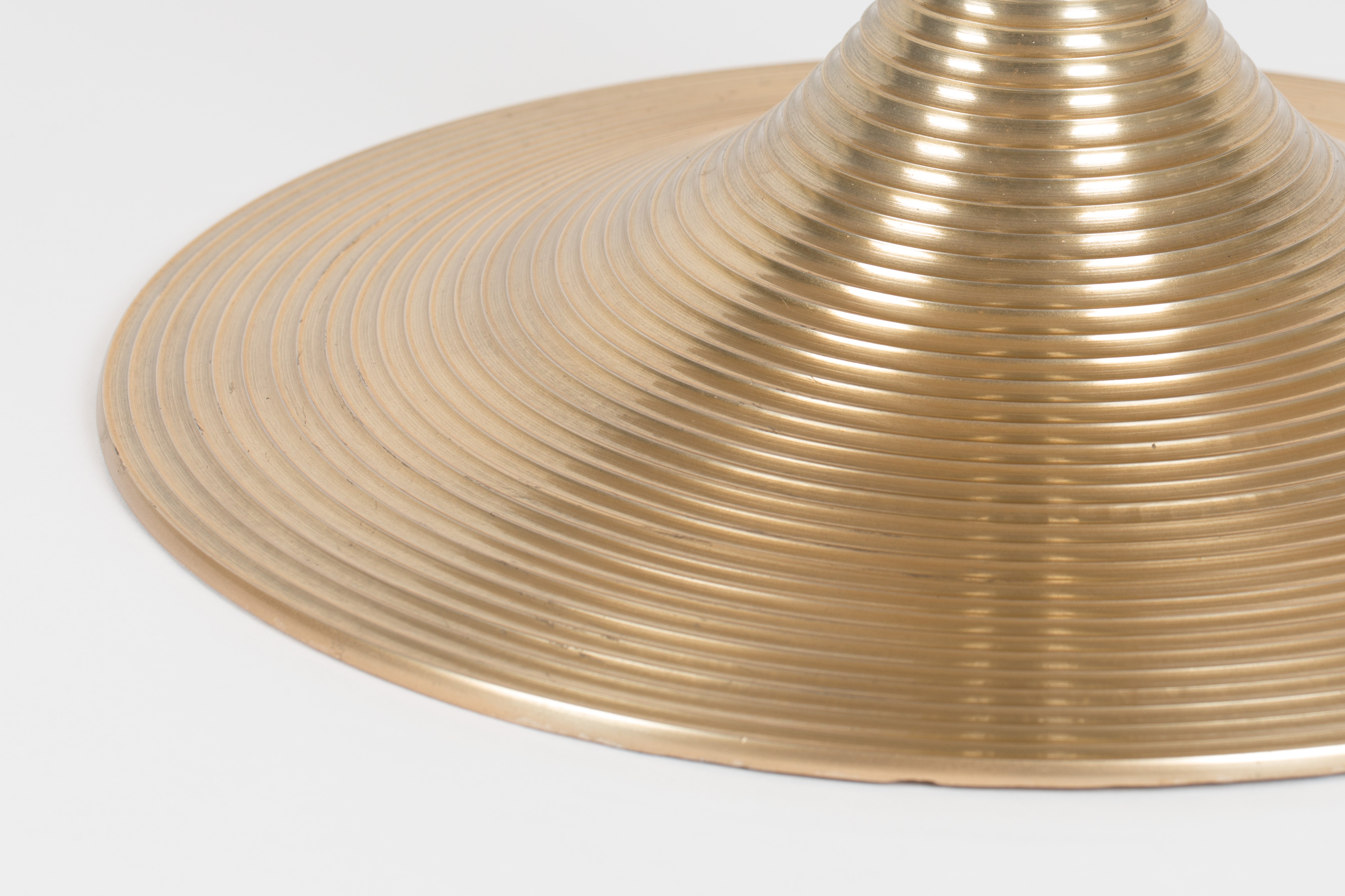 Bold Monkey Hypnotising Gold Round Coffee Table