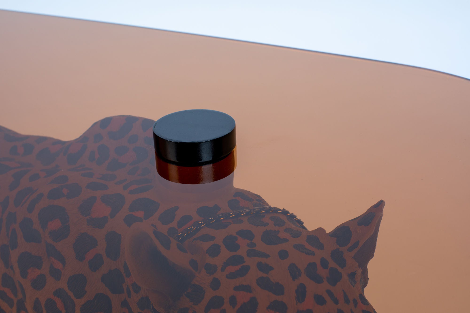 Bold Monkey Dope As Hell Spotted Panther Coffee Table