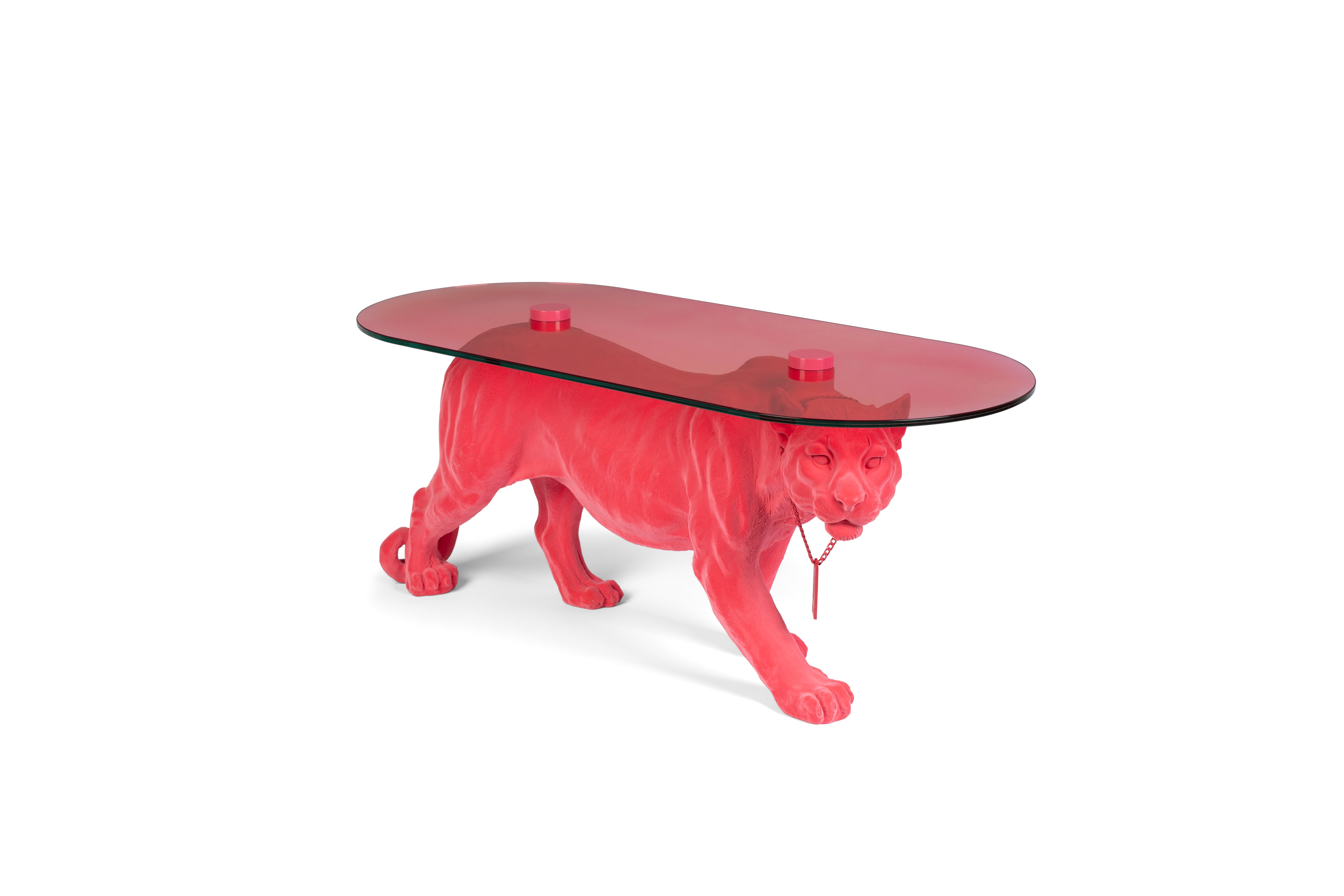 Bold Monkey Dope As Hell Pink Panther Coffee Table