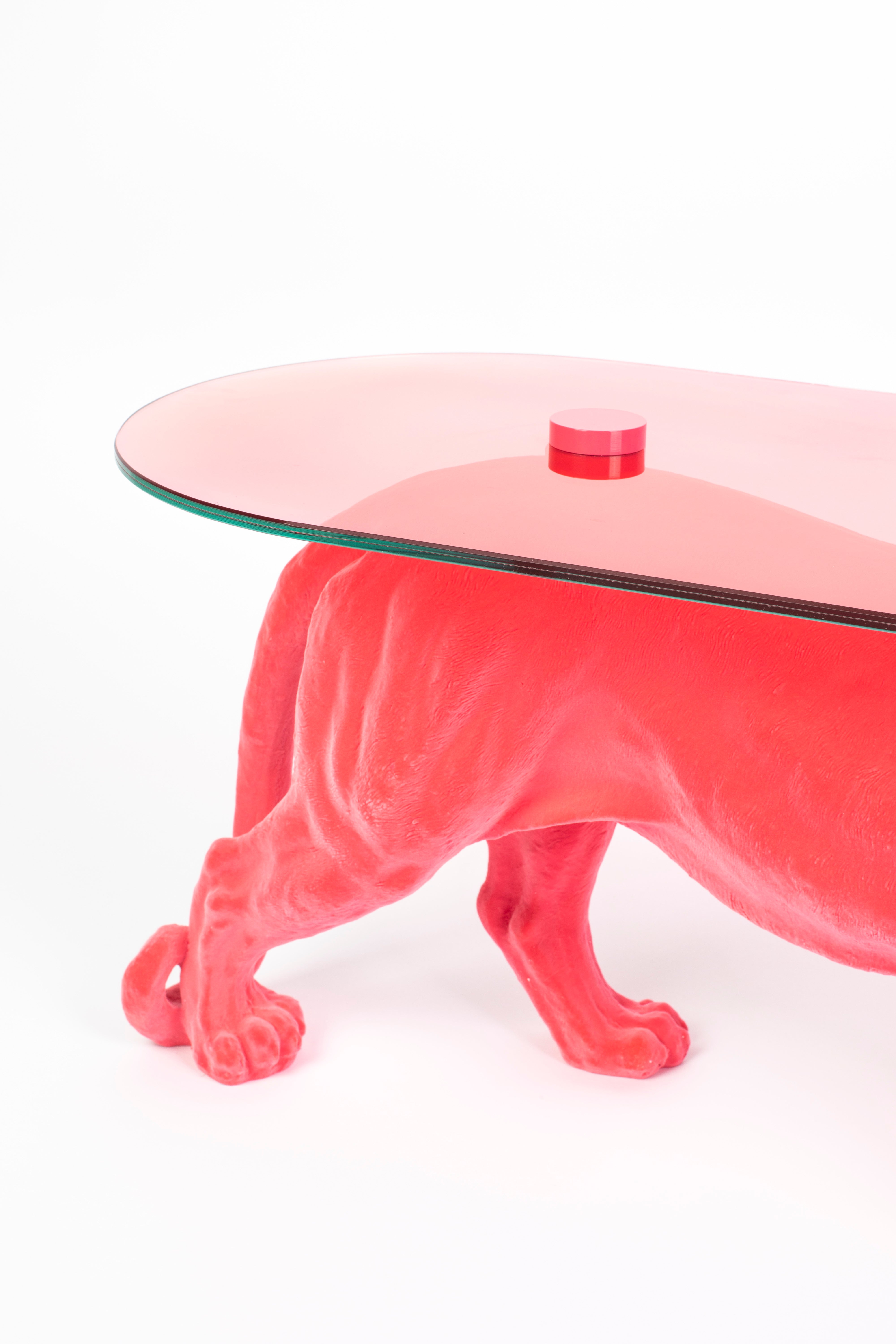 Bold Monkey Dope As Hell Pink Panther Coffee Table
