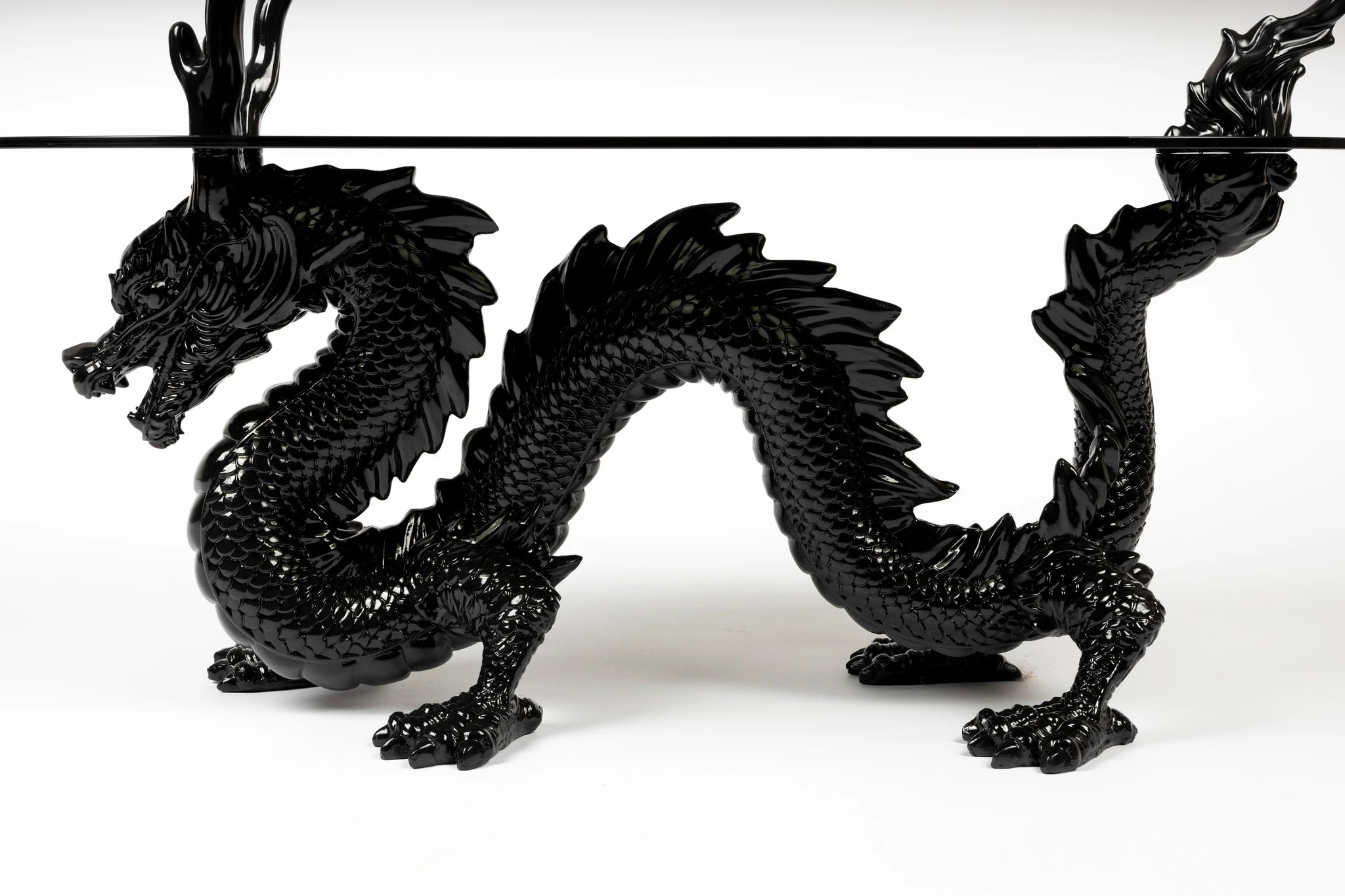 Bold Monkey Dragonized Bastard Brown Metal Coffee Table
