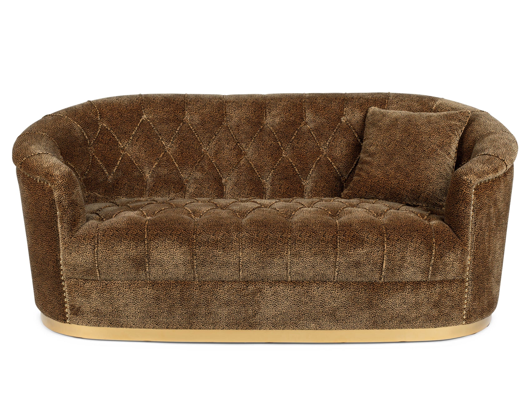 Bold Monkey Too Pretty To Sit On Panther Sofa