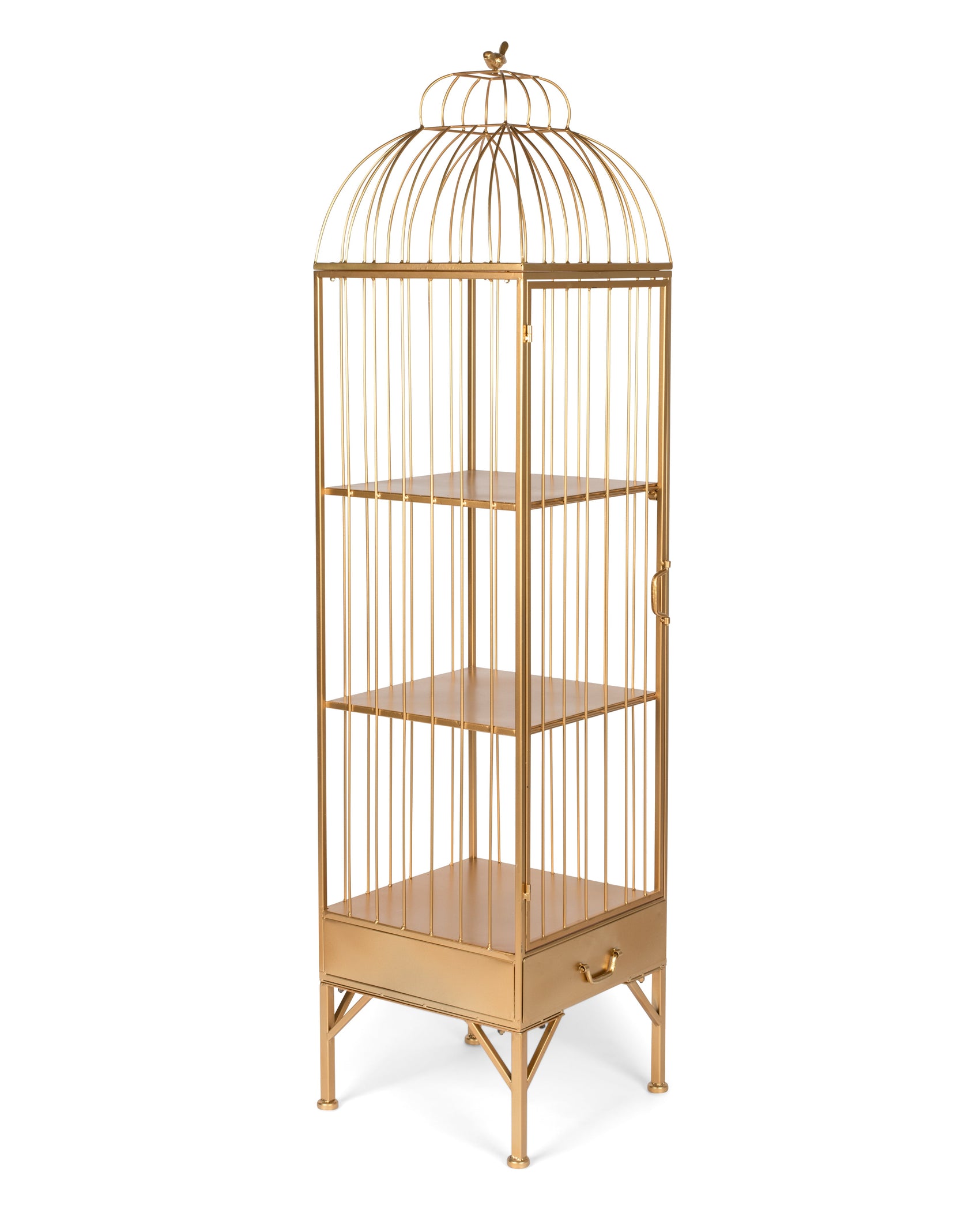 Bold Monkey Unlock Me Gold Cabinet