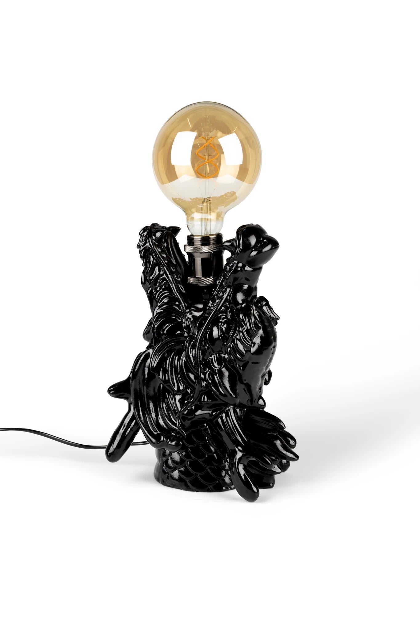 Bold Monkey Dragonized Bastard Gold Table Lamp