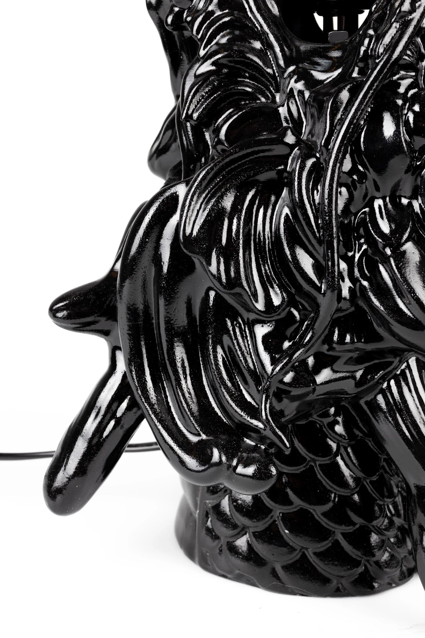 Bold Monkey Dragonized Bastard Gold Table Lamp