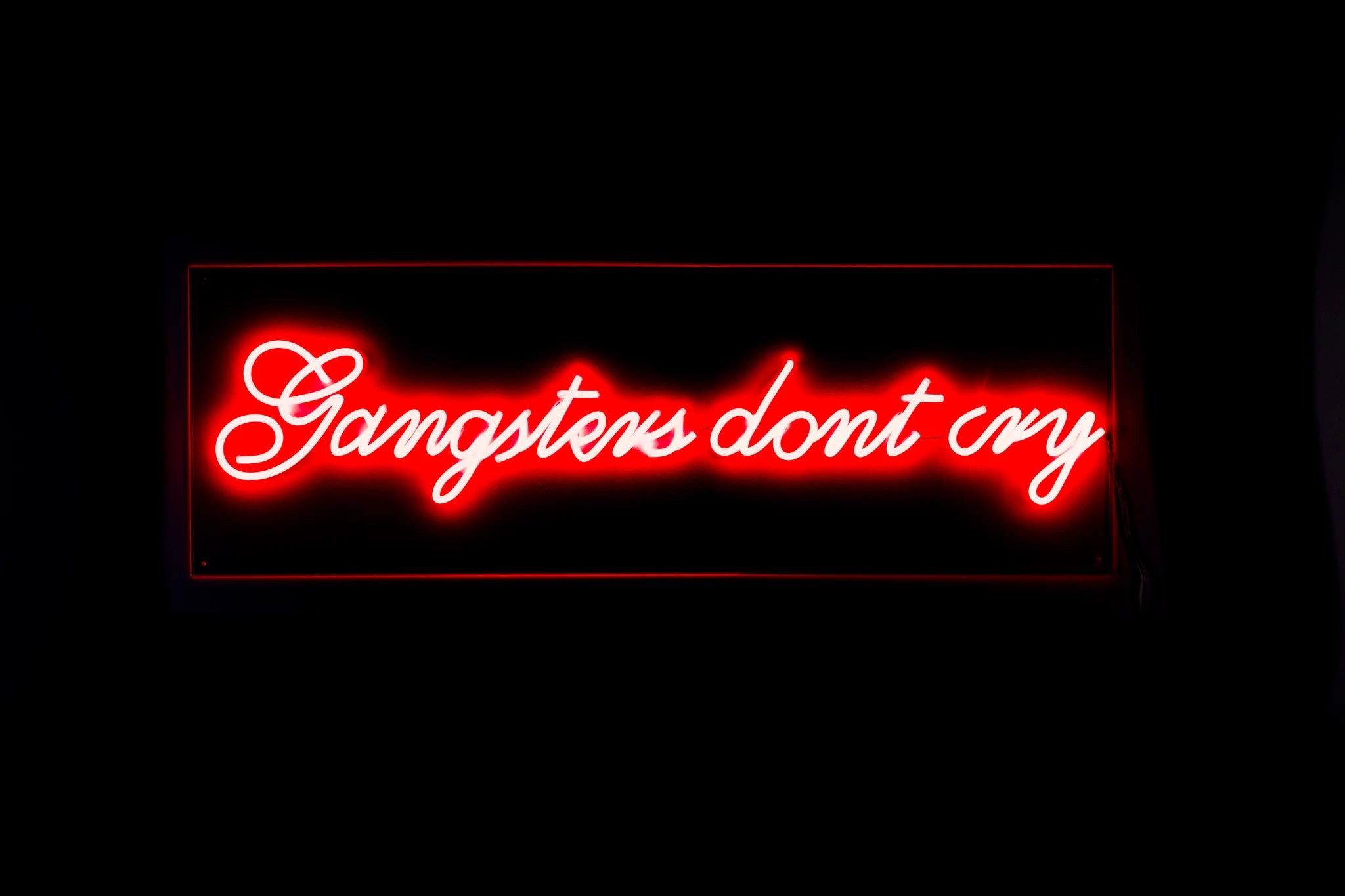 Bold Monkey Gangsters Multicolour Neon Wall Sign